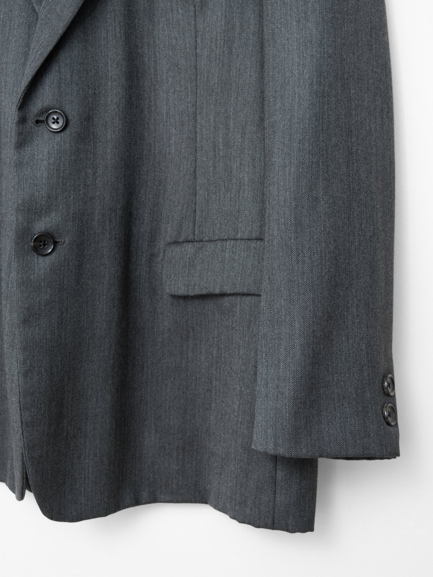 tailored jacket grey melange ∙ wool ∙ medium