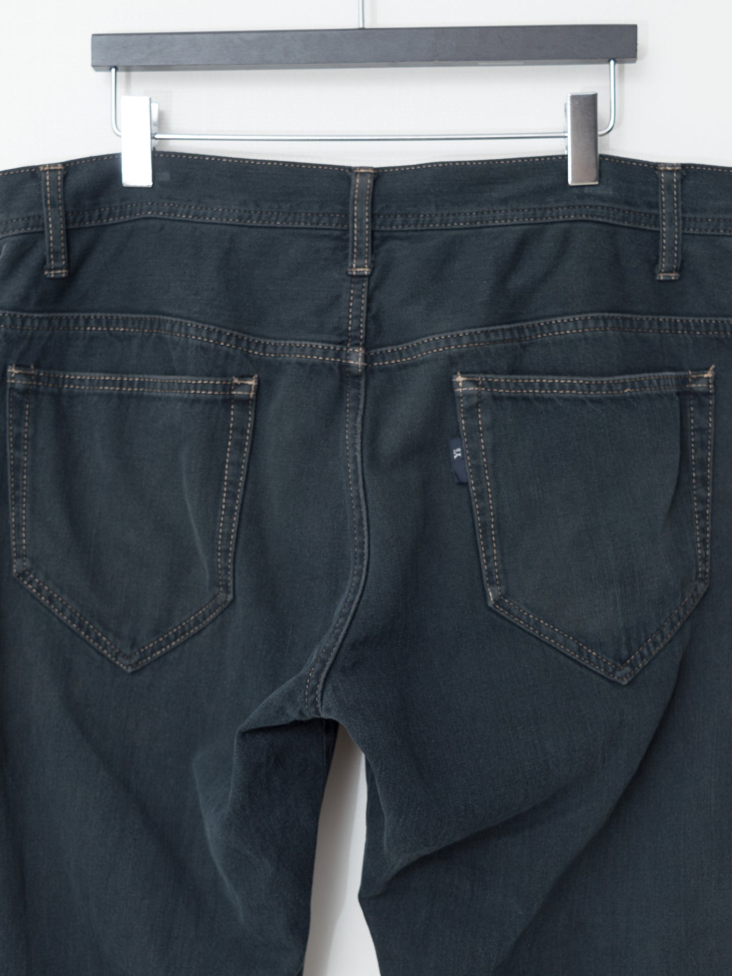 s/s 08 garment dyed 5 pocket jeans indigo black ∙ cotton ∙ xsmall