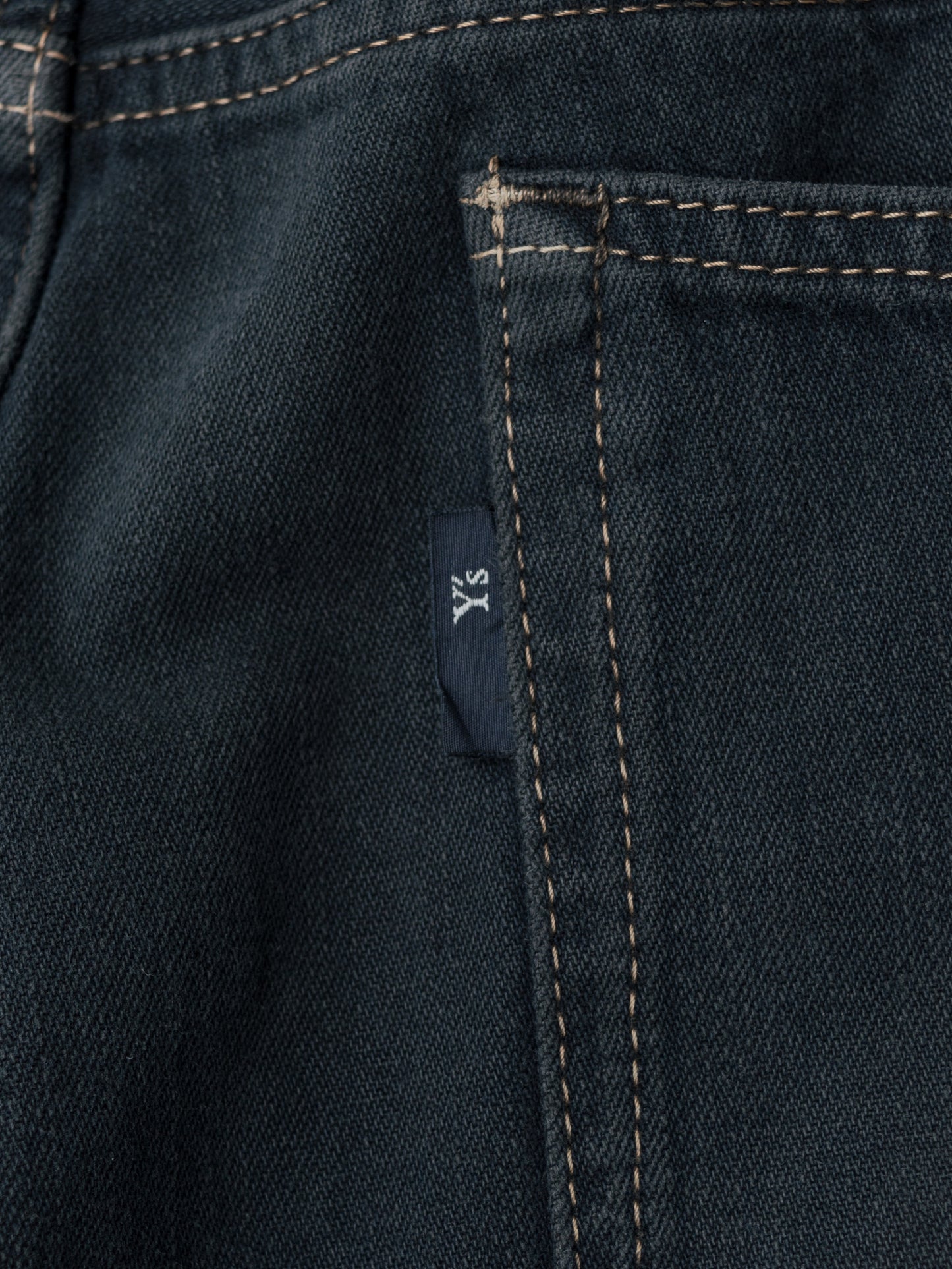 s/s 08 garment dyed 5 pocket jeans indigo black ∙ cotton ∙ xsmall