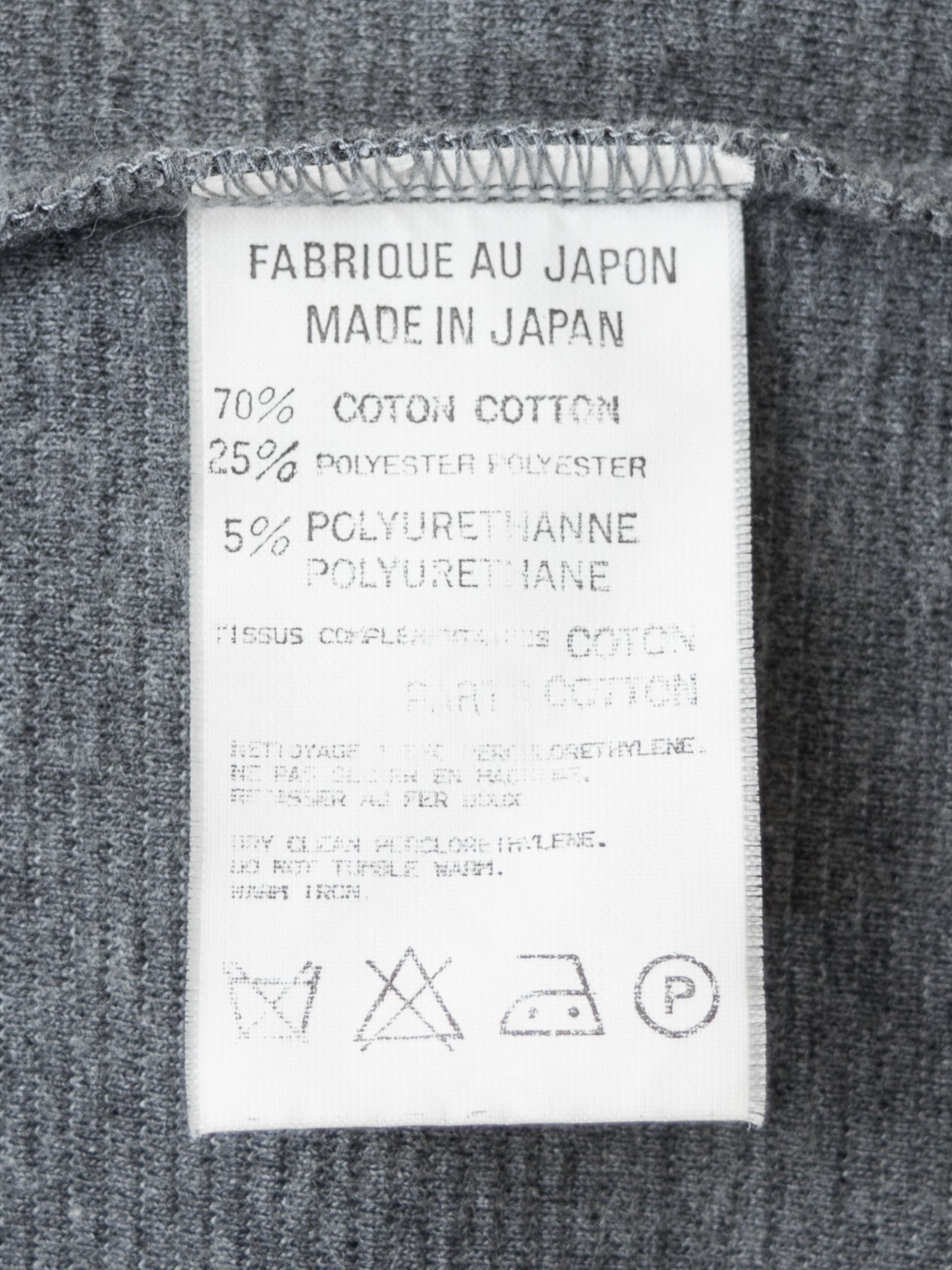 micro stripe longsleeve grey ∙ cotton poly ∙ one size