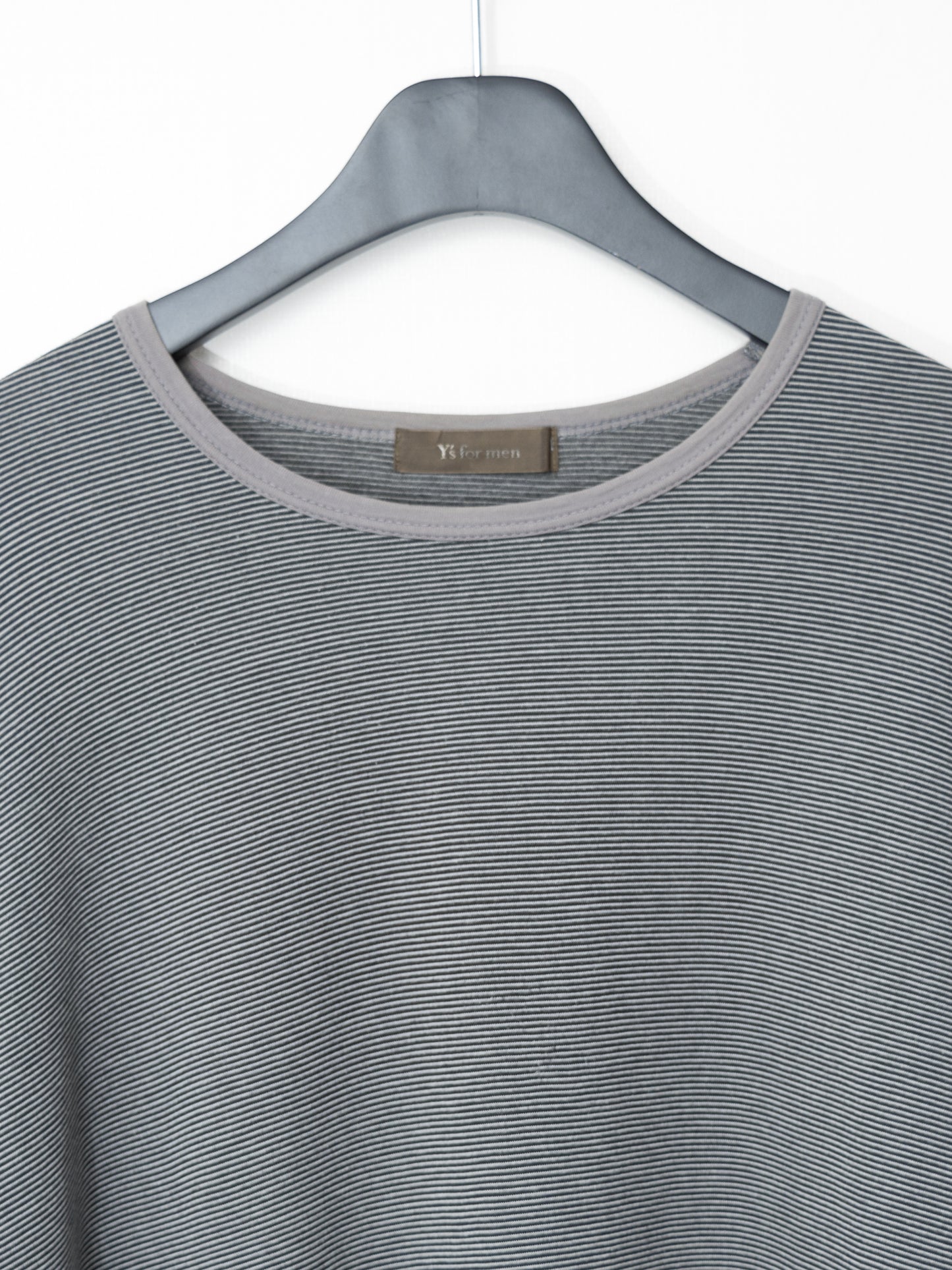 micro stripe longsleeve grey ∙ cotton poly ∙ one size