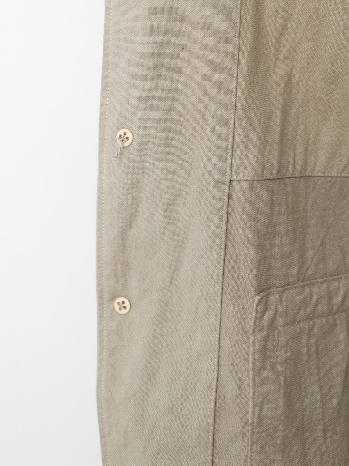 garment dyed tailored jacket tea ∙ cotton ∙ large