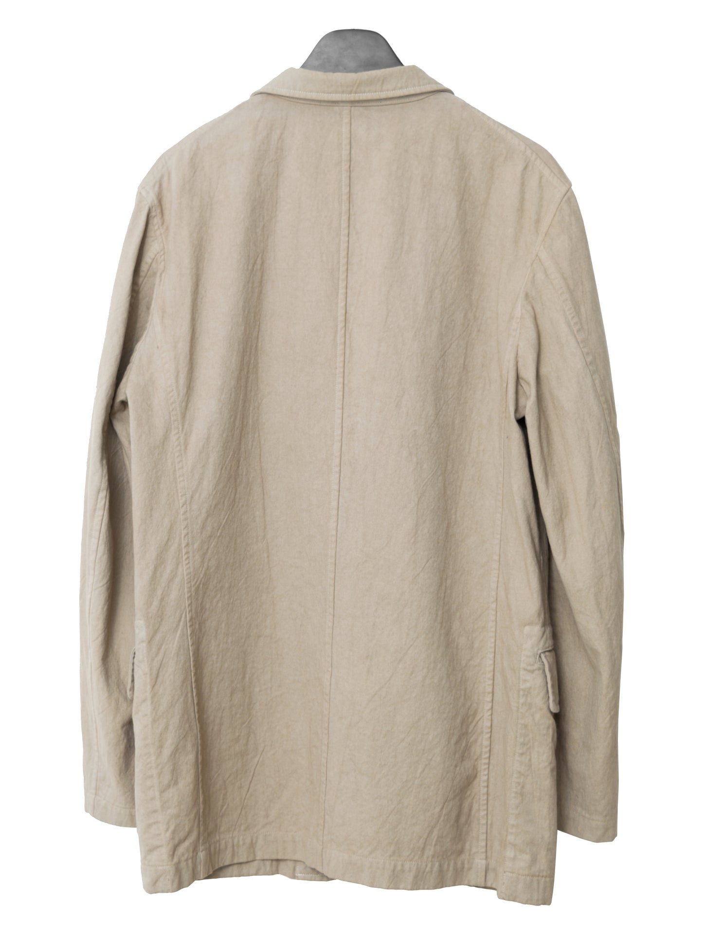 garment dyed tailored jacket tea ∙ cotton ∙ large