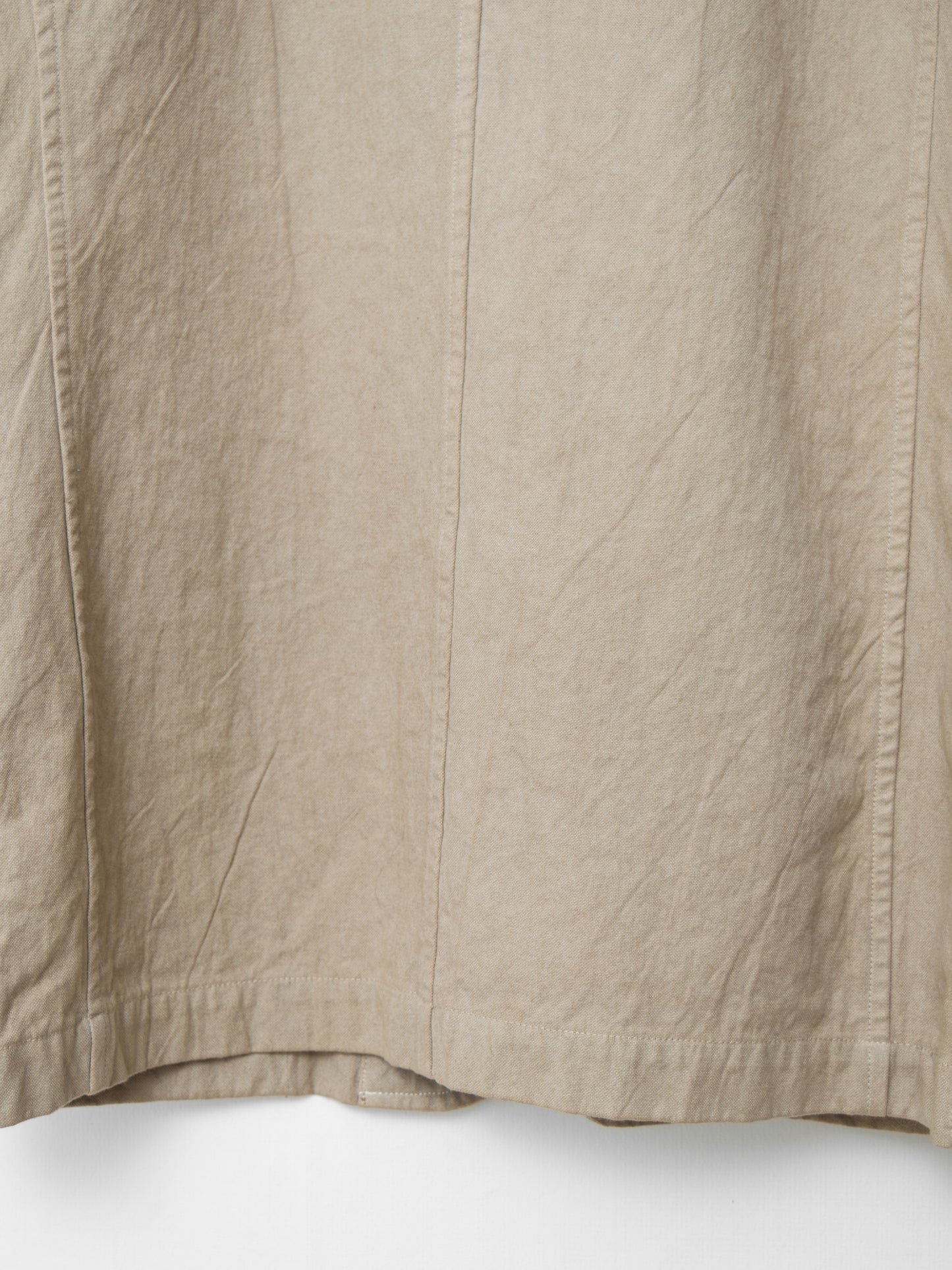 garment dyed tailored jacket tea ∙ cotton ∙ large