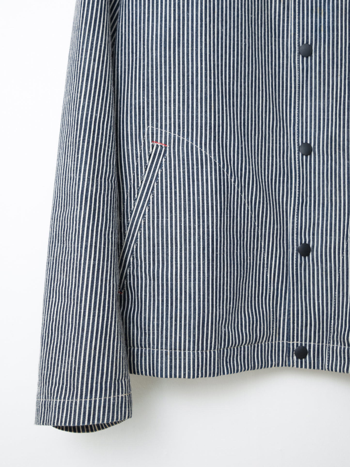 hickory selvedge coach jacket indigo ∙ cotton poly ∙ small