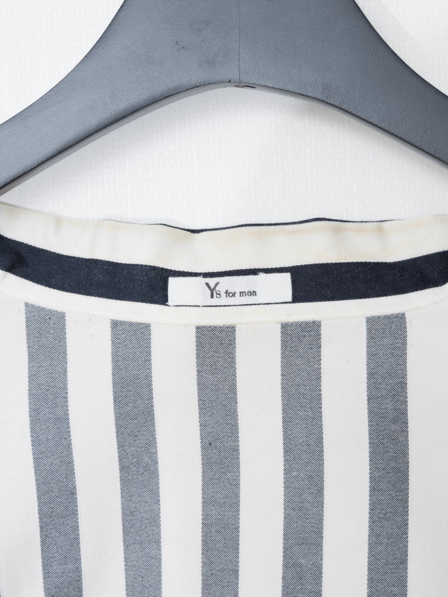 s/s 87 striped shirt dark navy ∙ cotton ∙ one size
