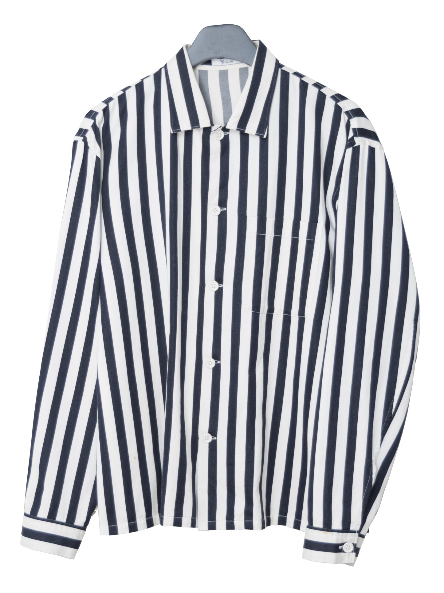 s/s 87 striped shirt dark navy ∙ cotton ∙ one size