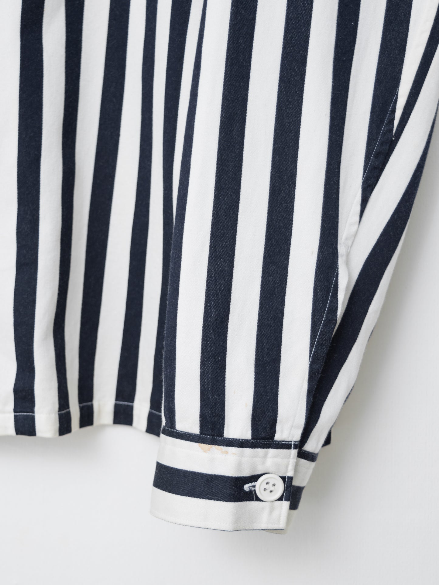 s/s 87 striped shirt dark navy ∙ cotton ∙ one size