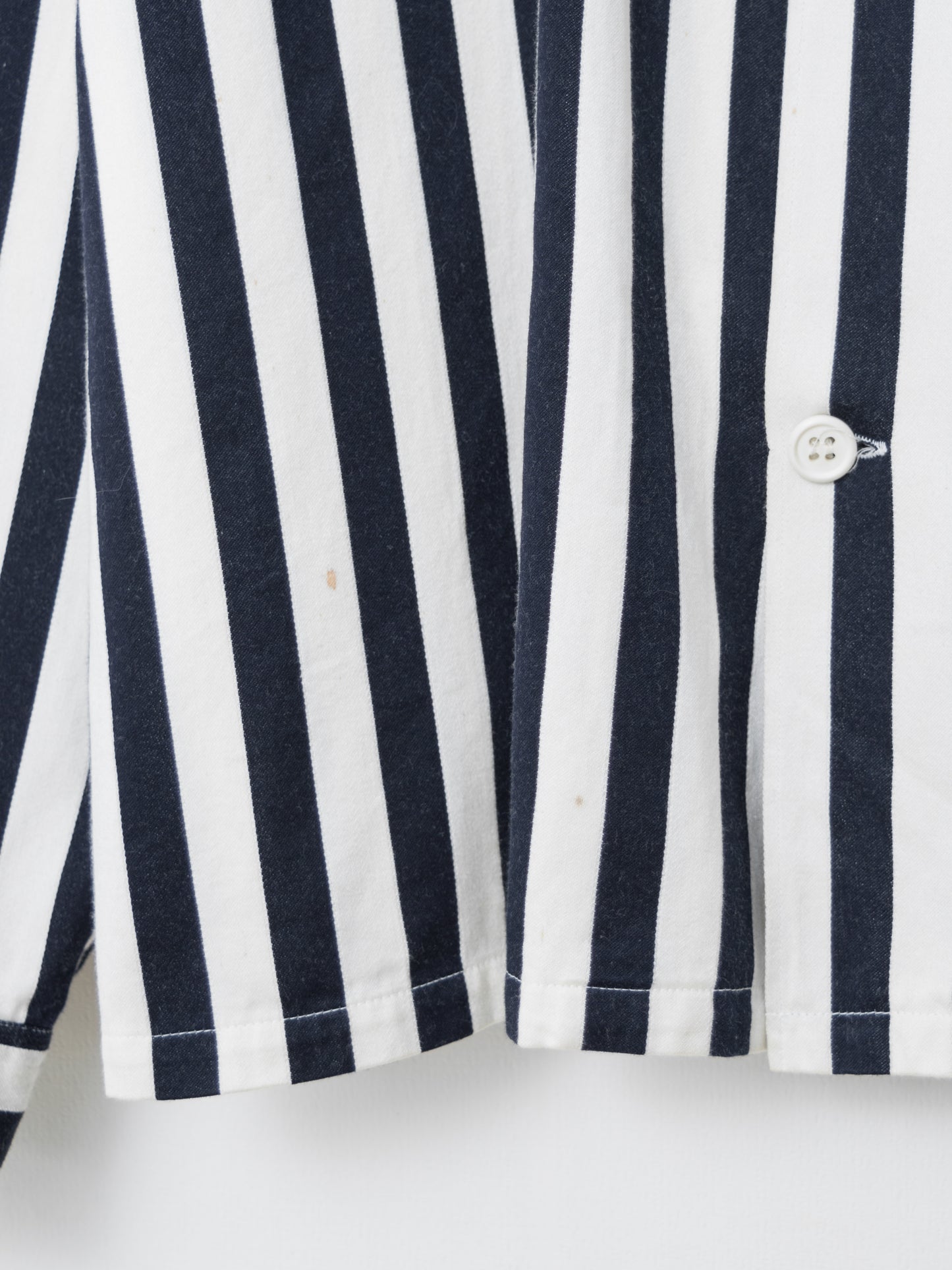 s/s 87 striped shirt dark navy ∙ cotton ∙ one size
