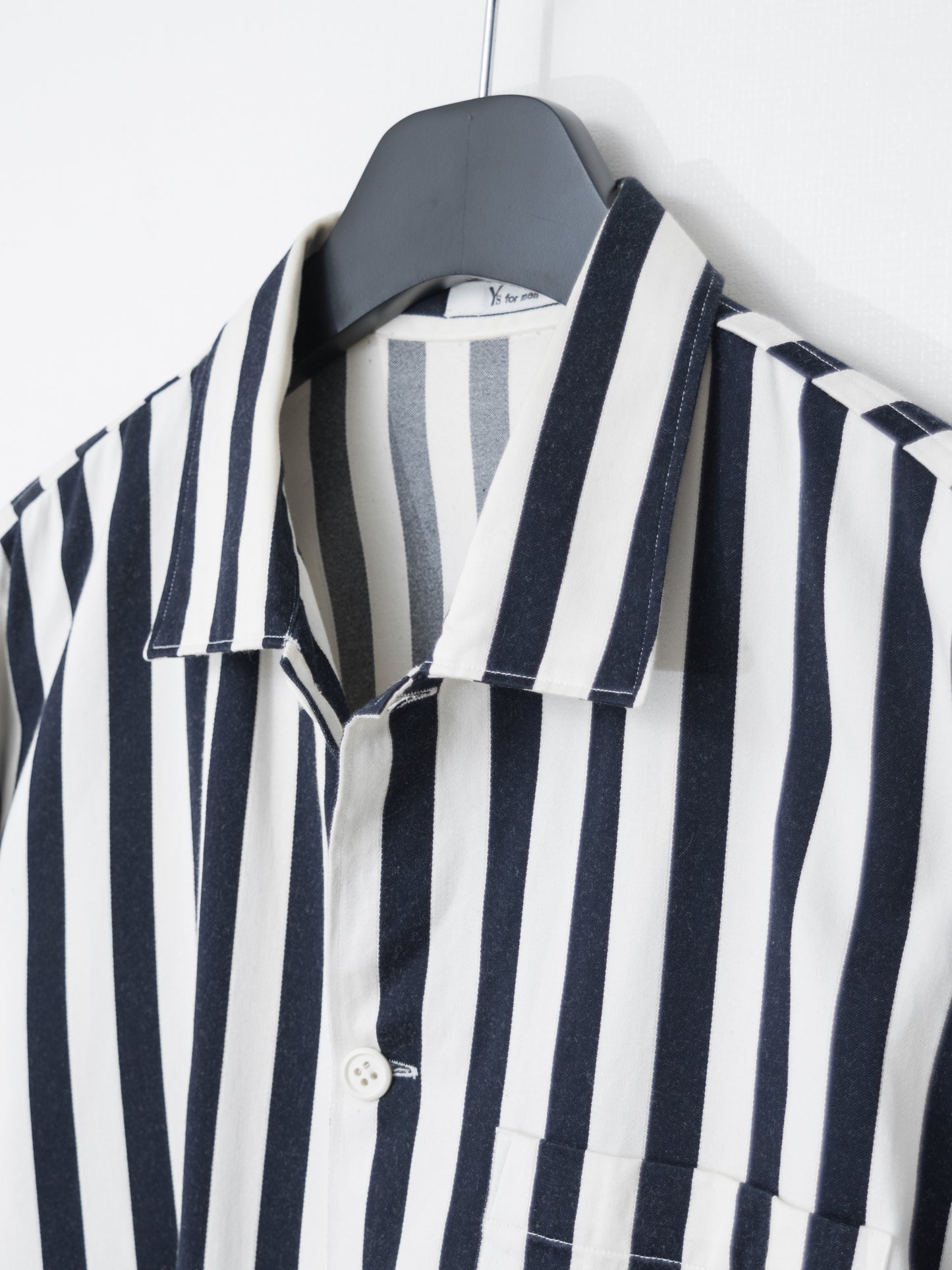 s/s 87 striped shirt dark navy ∙ cotton ∙ one size