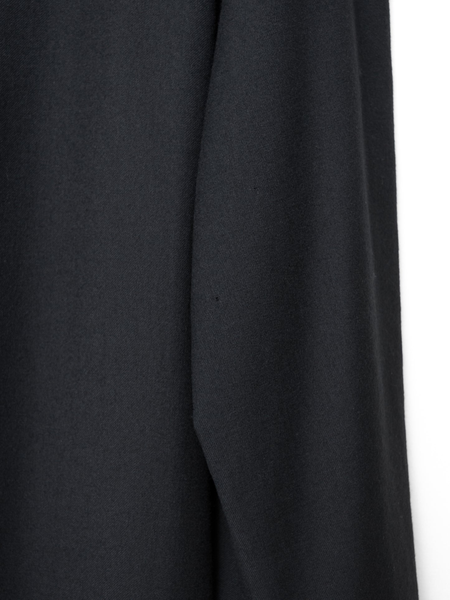 raglan sleeve coat black ∙ wool ∙ medium