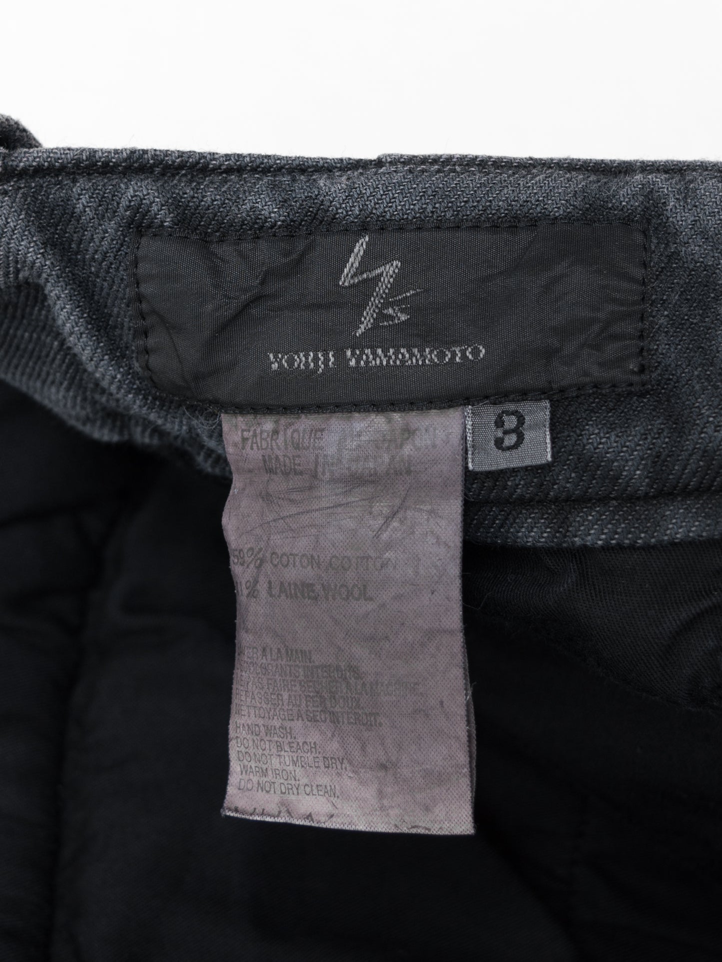 garment dyed cargo pants anthracite ∙ cotton wool ∙ medium