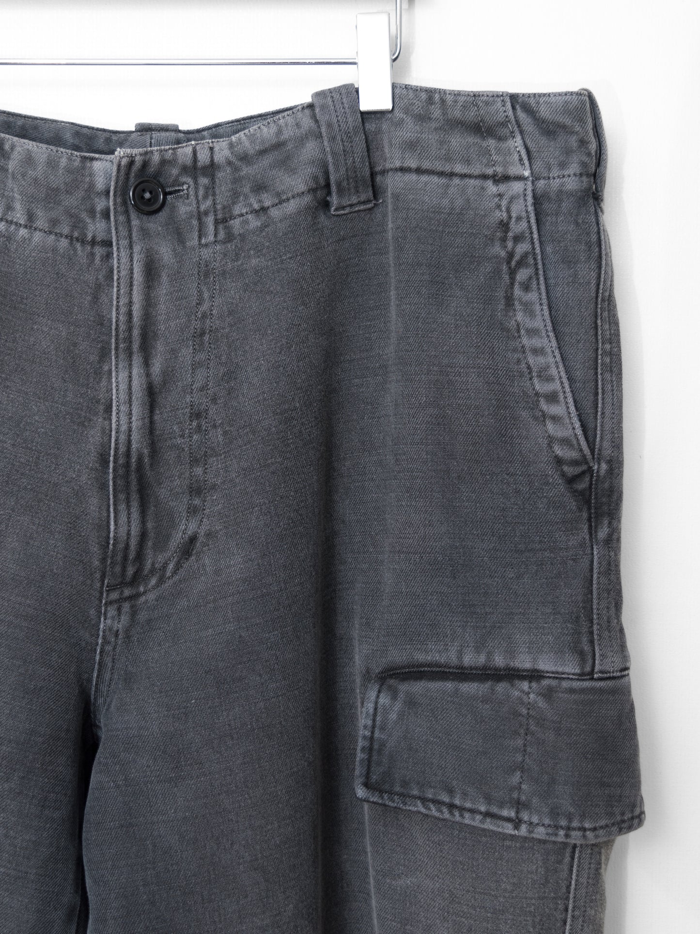 garment dyed cargo pants anthracite ∙ cotton wool ∙ medium