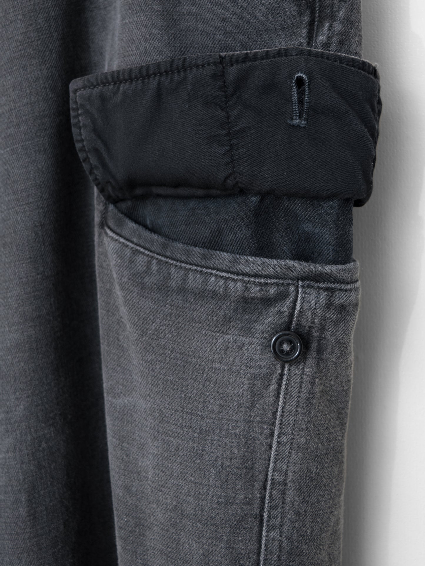 garment dyed cargo pants anthracite ∙ cotton wool ∙ medium