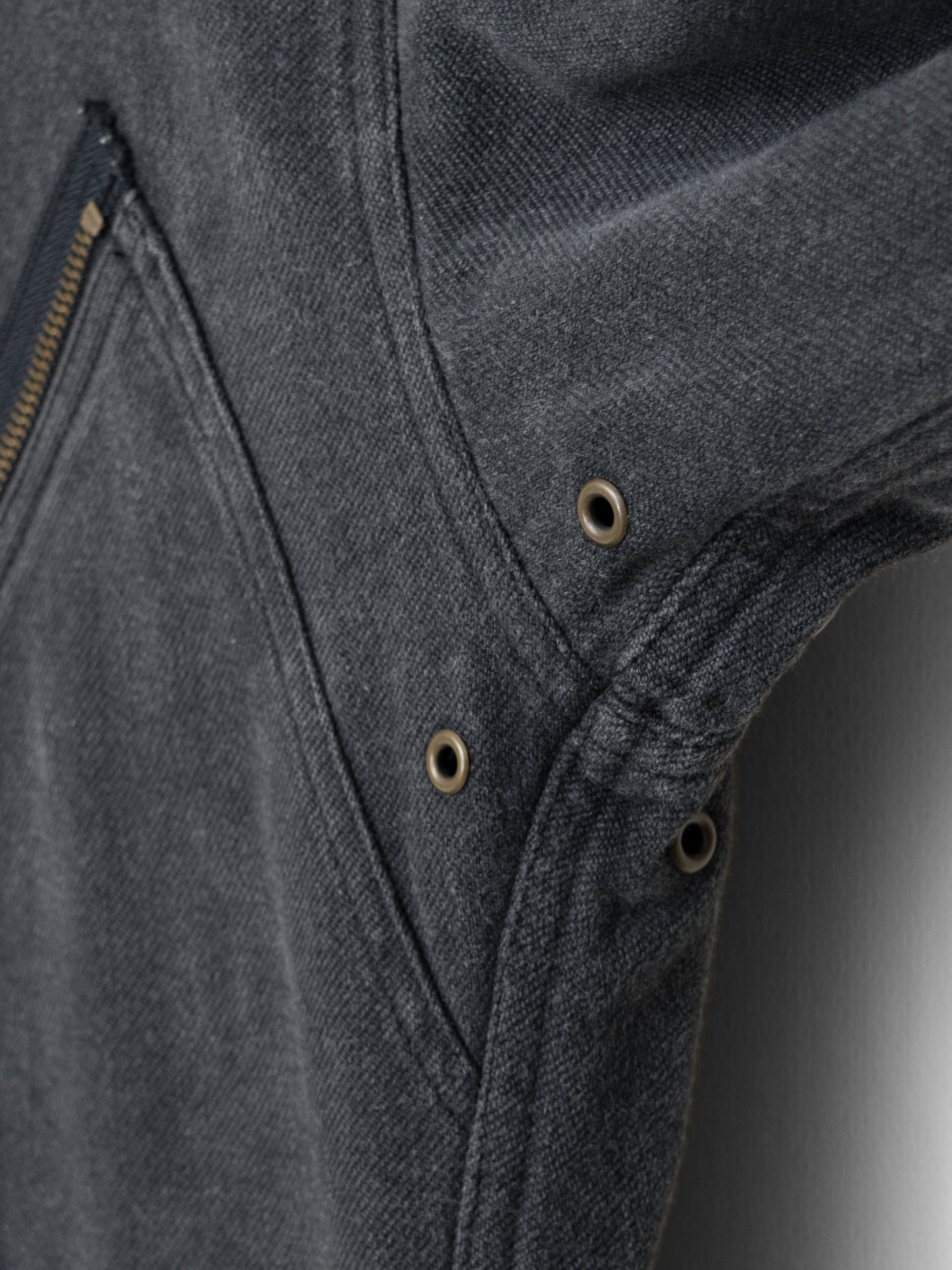 l-1 flight suit dark grey ∙ heavy cotton ∙ one size