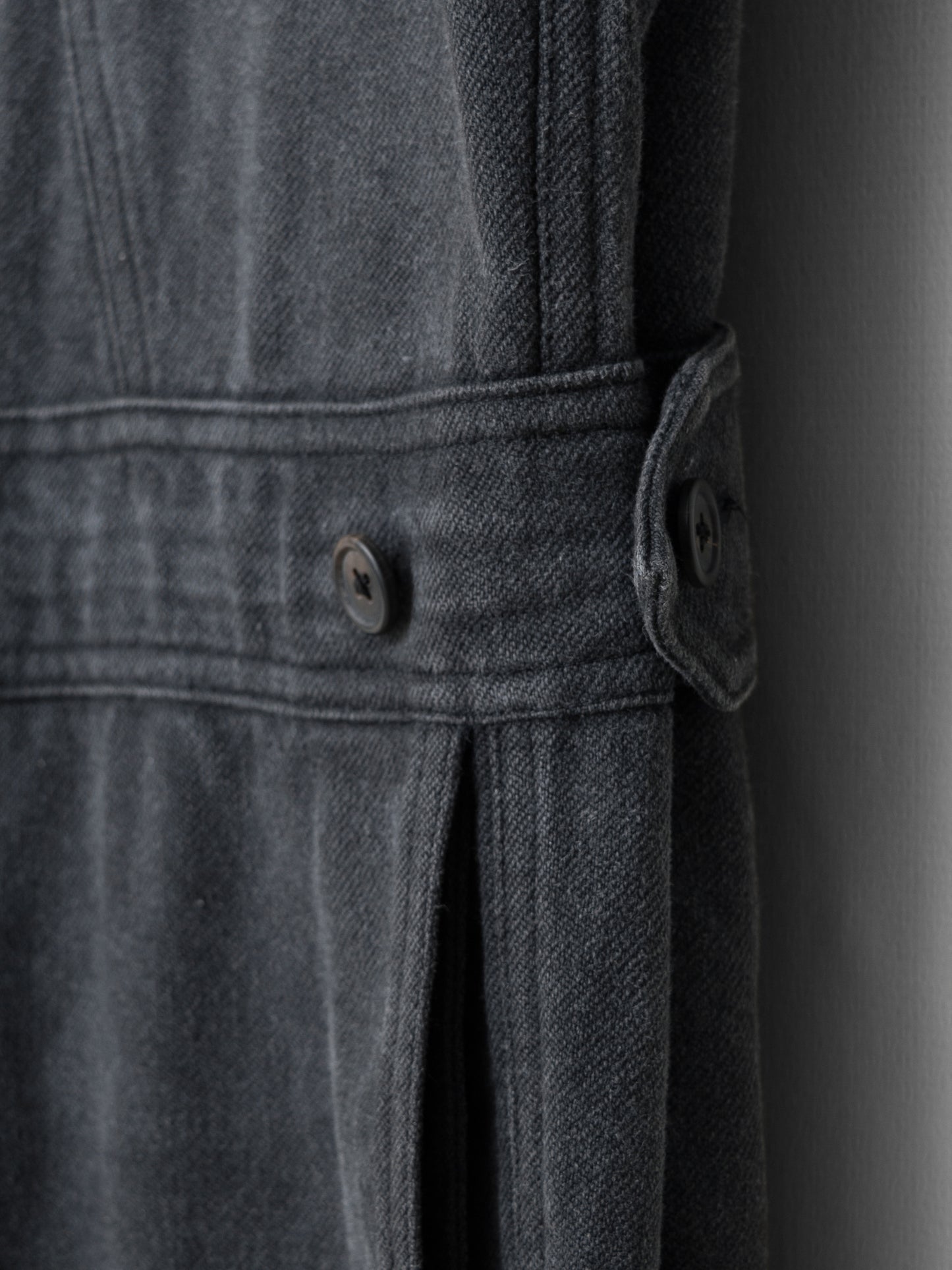 l-1 flight suit dark grey ∙ heavy cotton ∙ one size