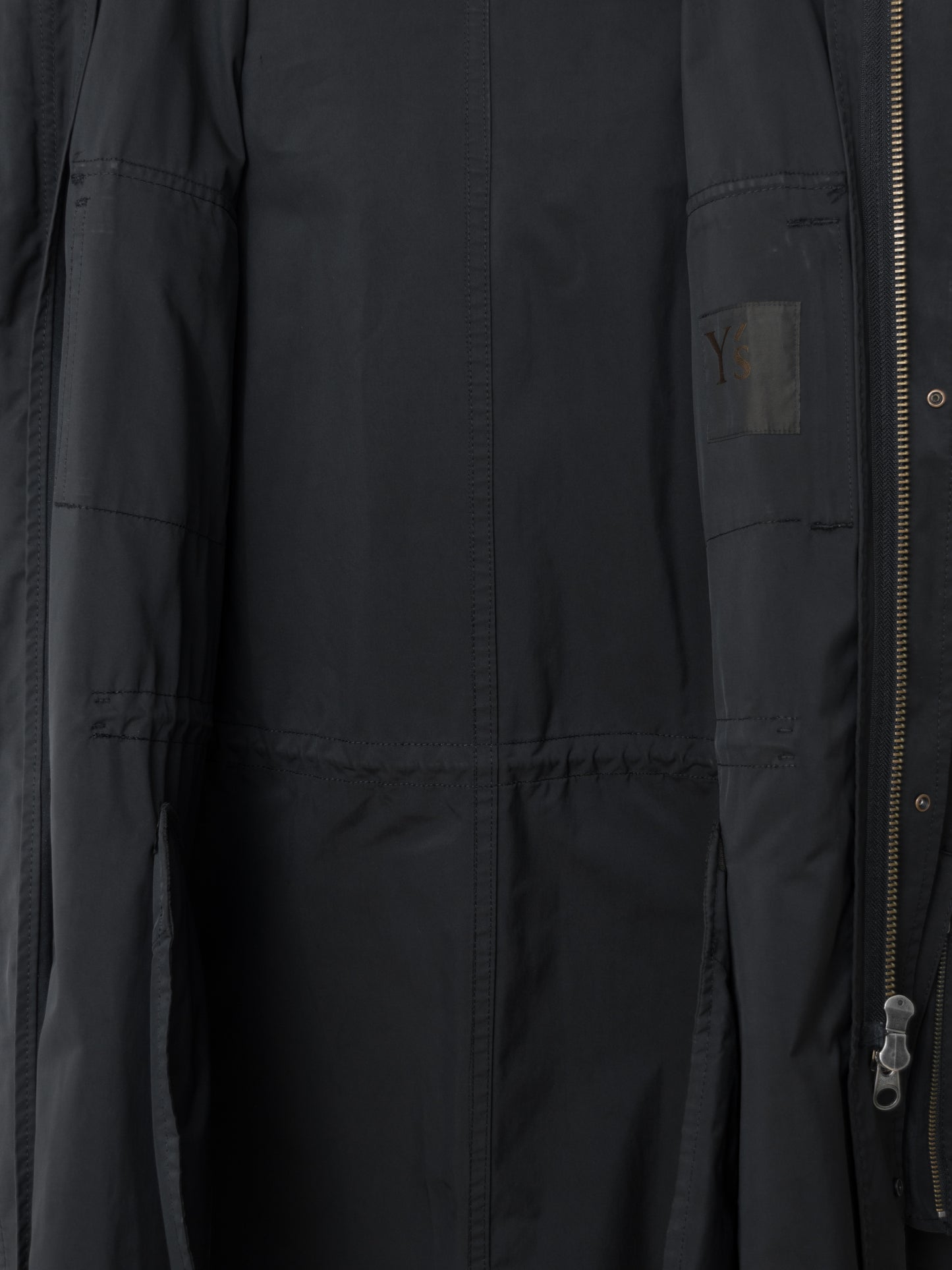 a/w 07 m-65 fishtail parka black ∙ poly nylon ∙ medium