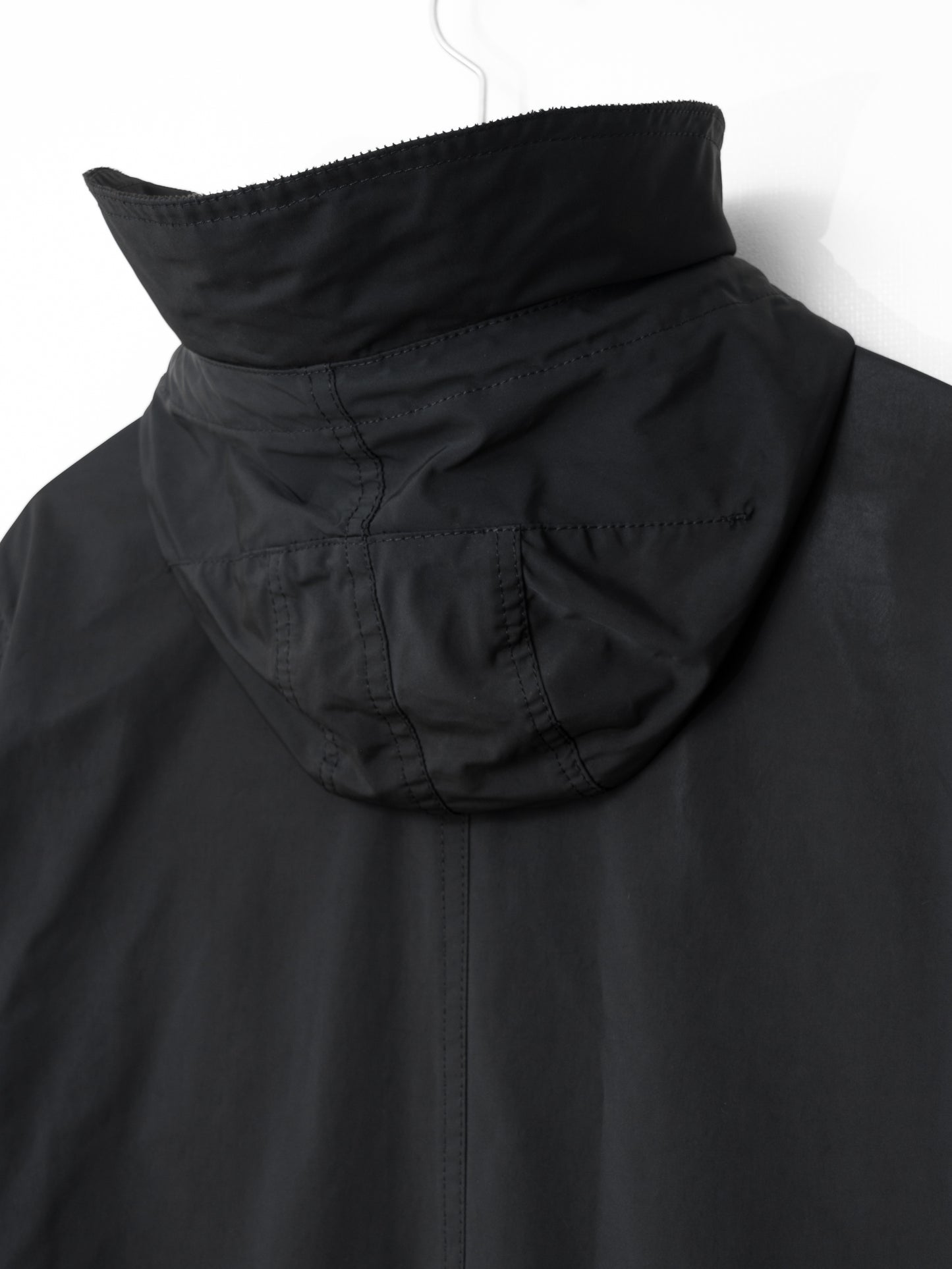a/w 07 m-65 fishtail parka black ∙ poly nylon ∙ medium