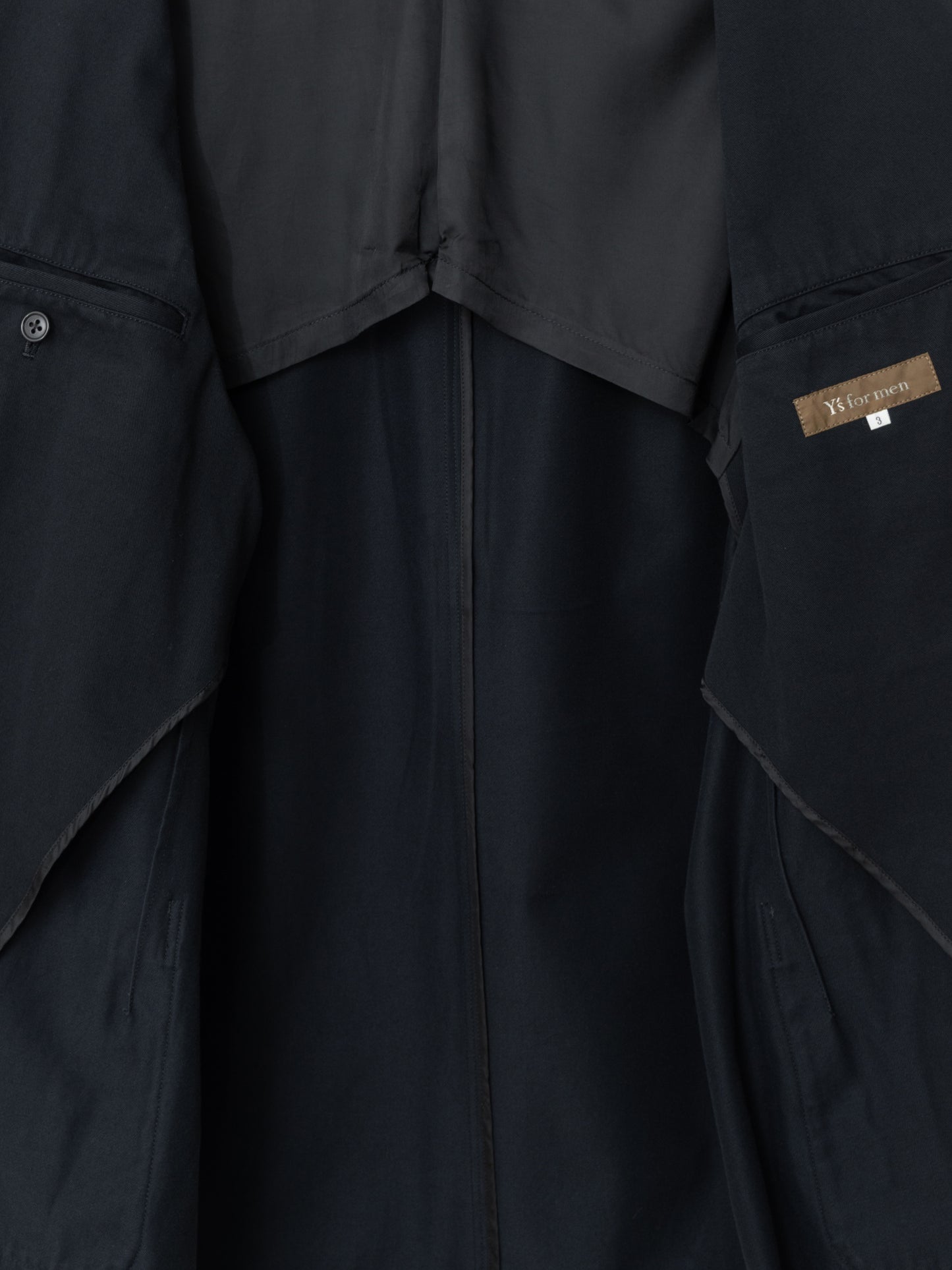 4b tailored jacket black ∙ cotton ∙ medium