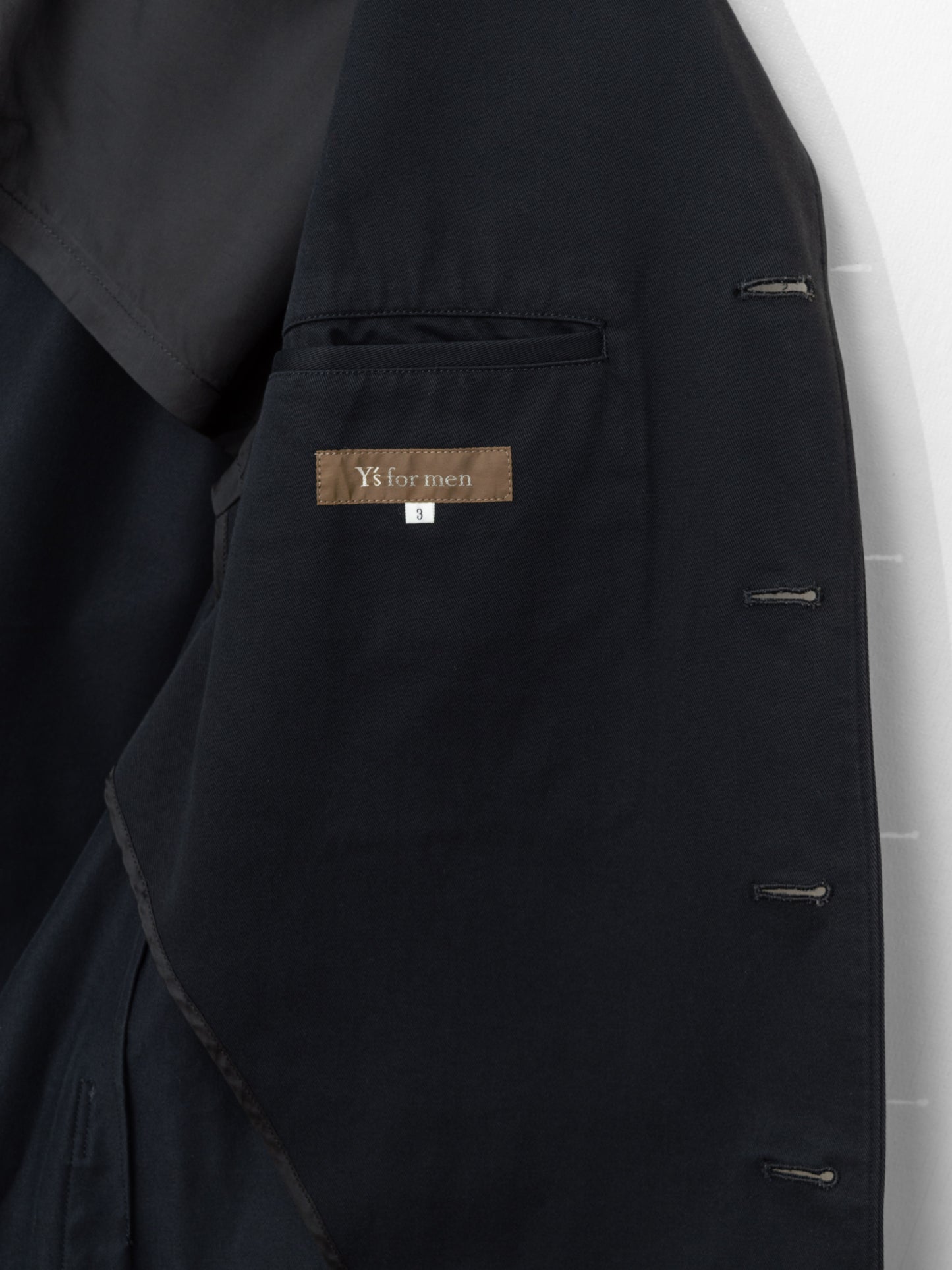 4b tailored jacket black ∙ cotton ∙ medium