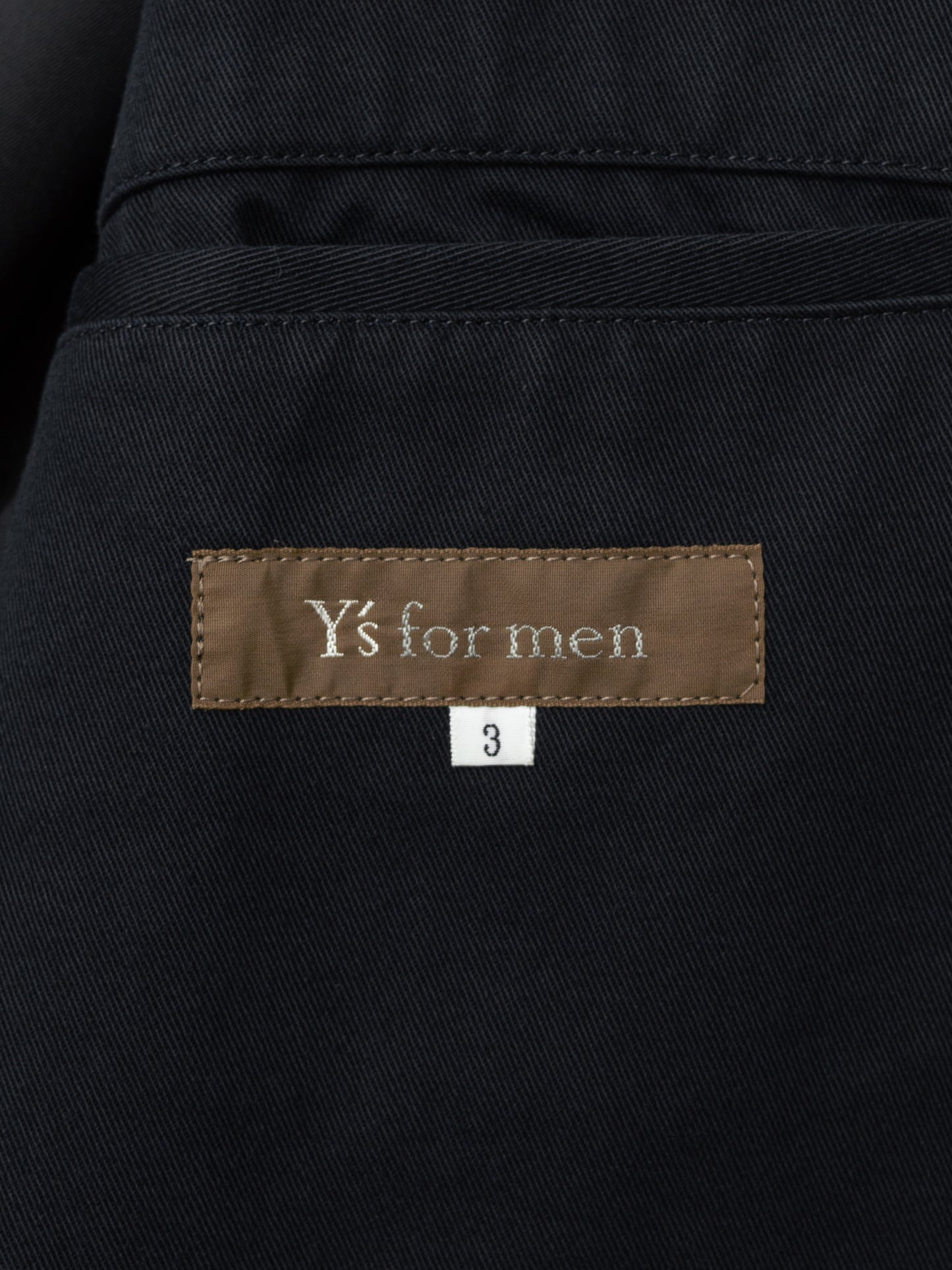 4b tailored jacket black ∙ cotton ∙ medium