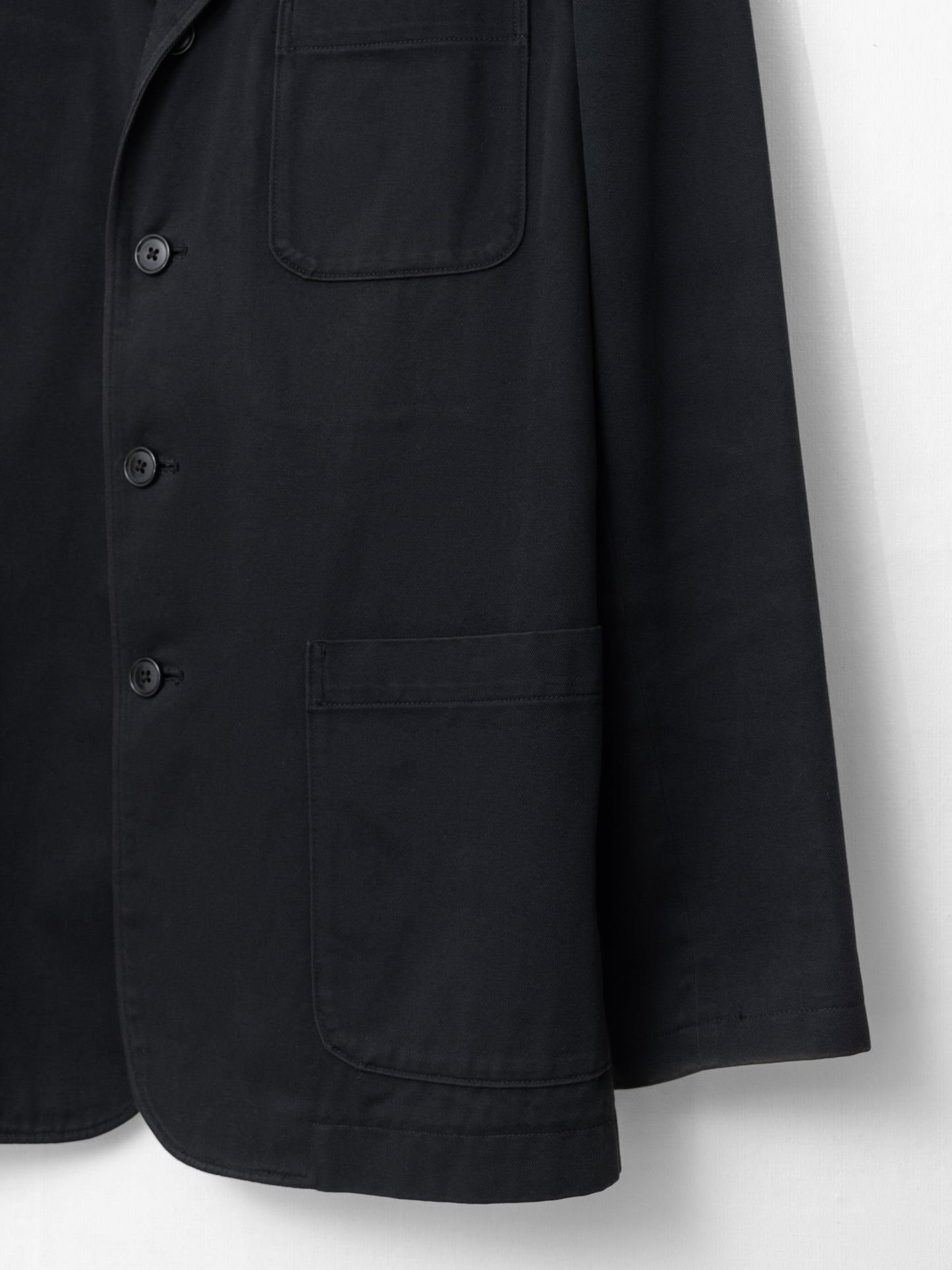 4b tailored jacket black ∙ cotton ∙ medium