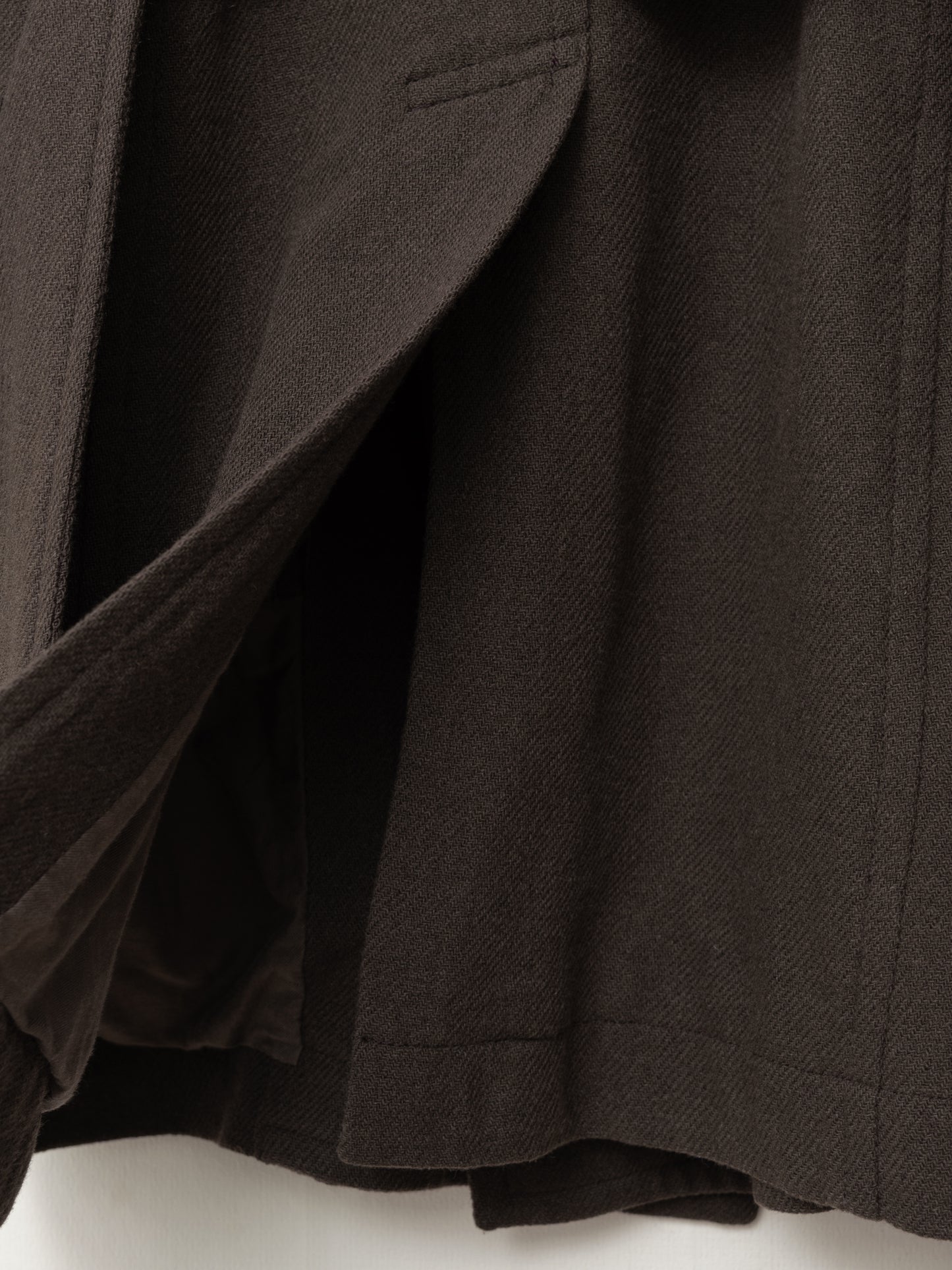a/w 06 moto coat chestnut ∙ wool nylon ∙ small
