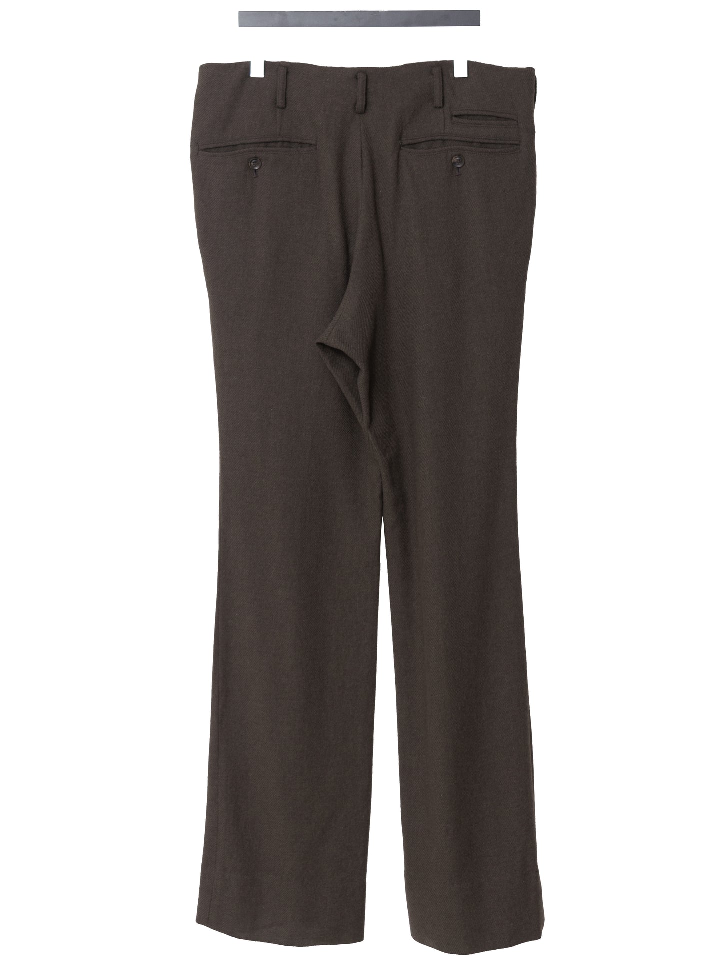 a/w 06 flat front pants chestnut ∙ wool nylon ∙ medium