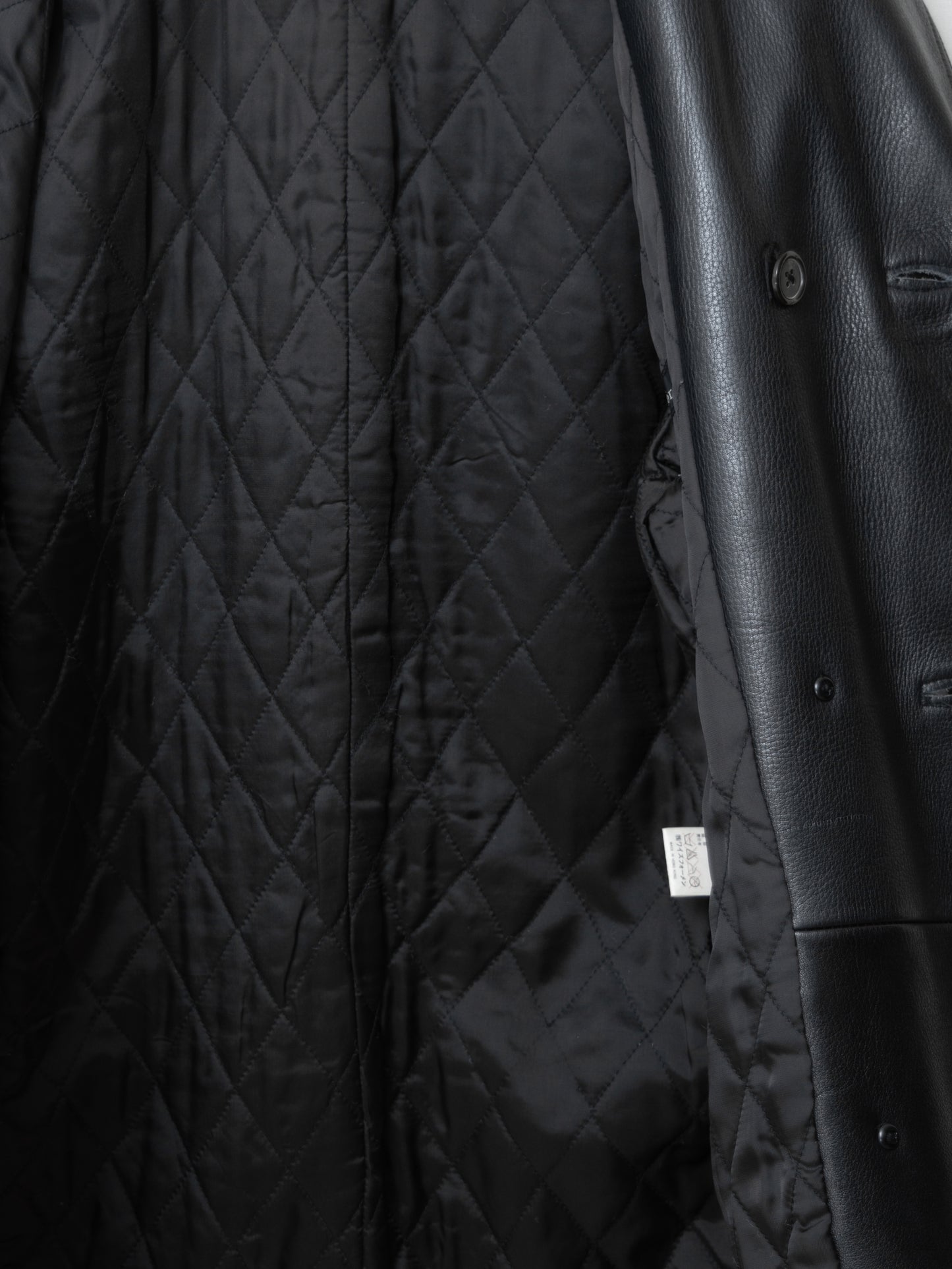 le corbusier jacket black ∙ heavy cowhide ∙ one size