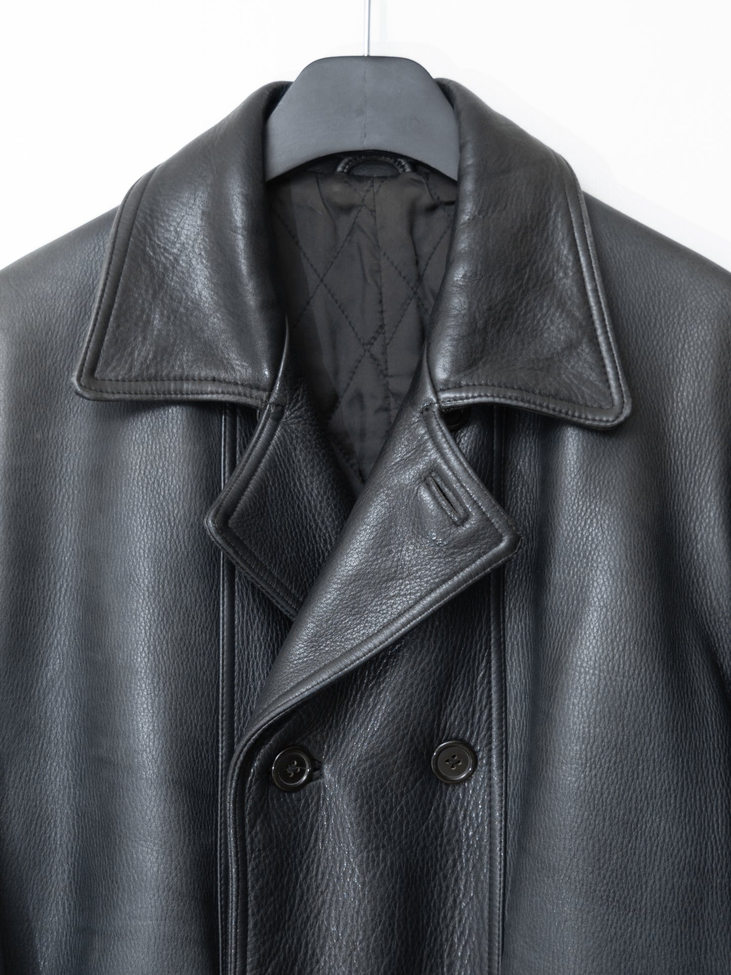 le corbusier jacket black ∙ heavy cowhide ∙ one size
