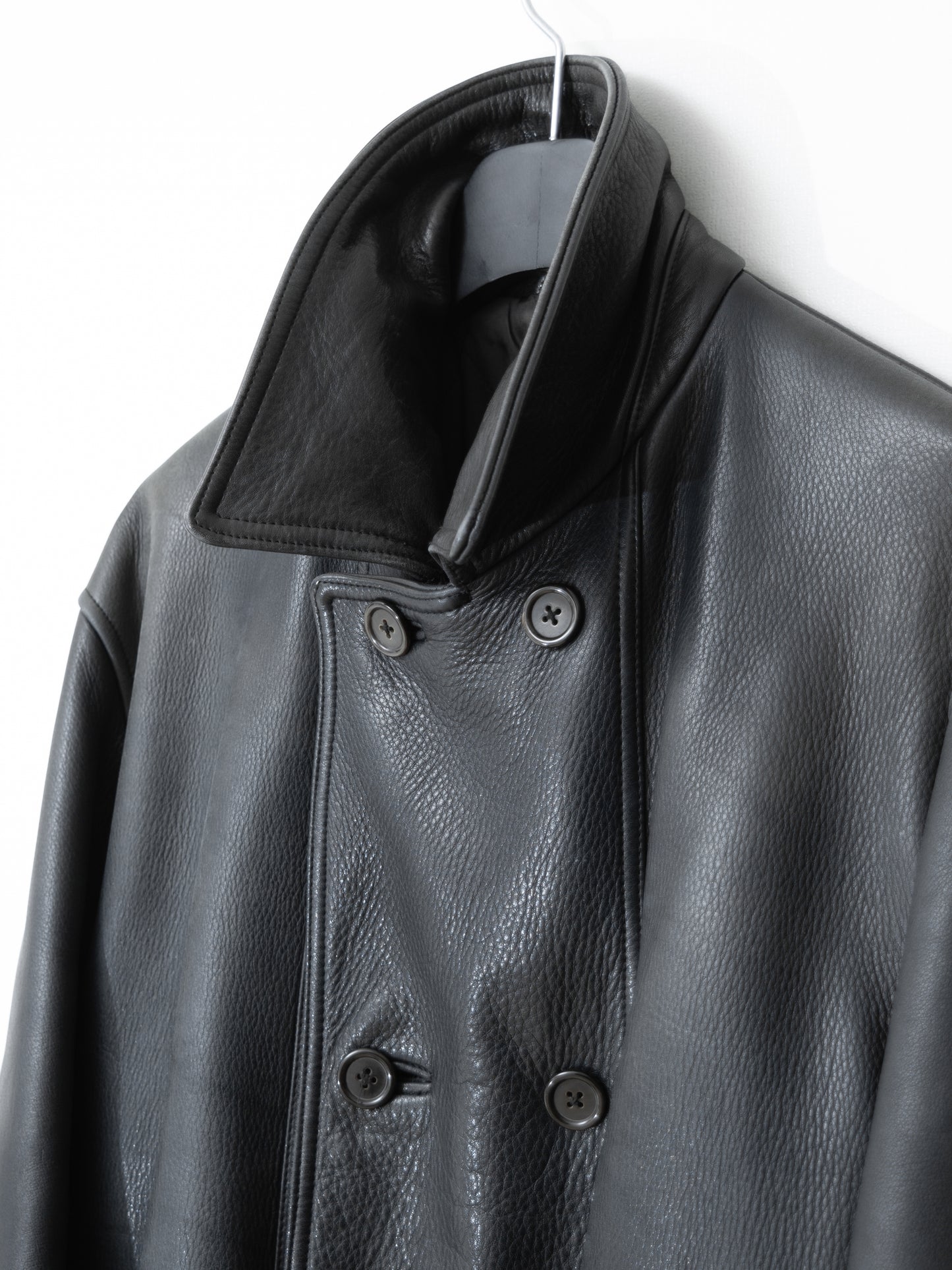 le corbusier jacket black ∙ heavy cowhide ∙ one size