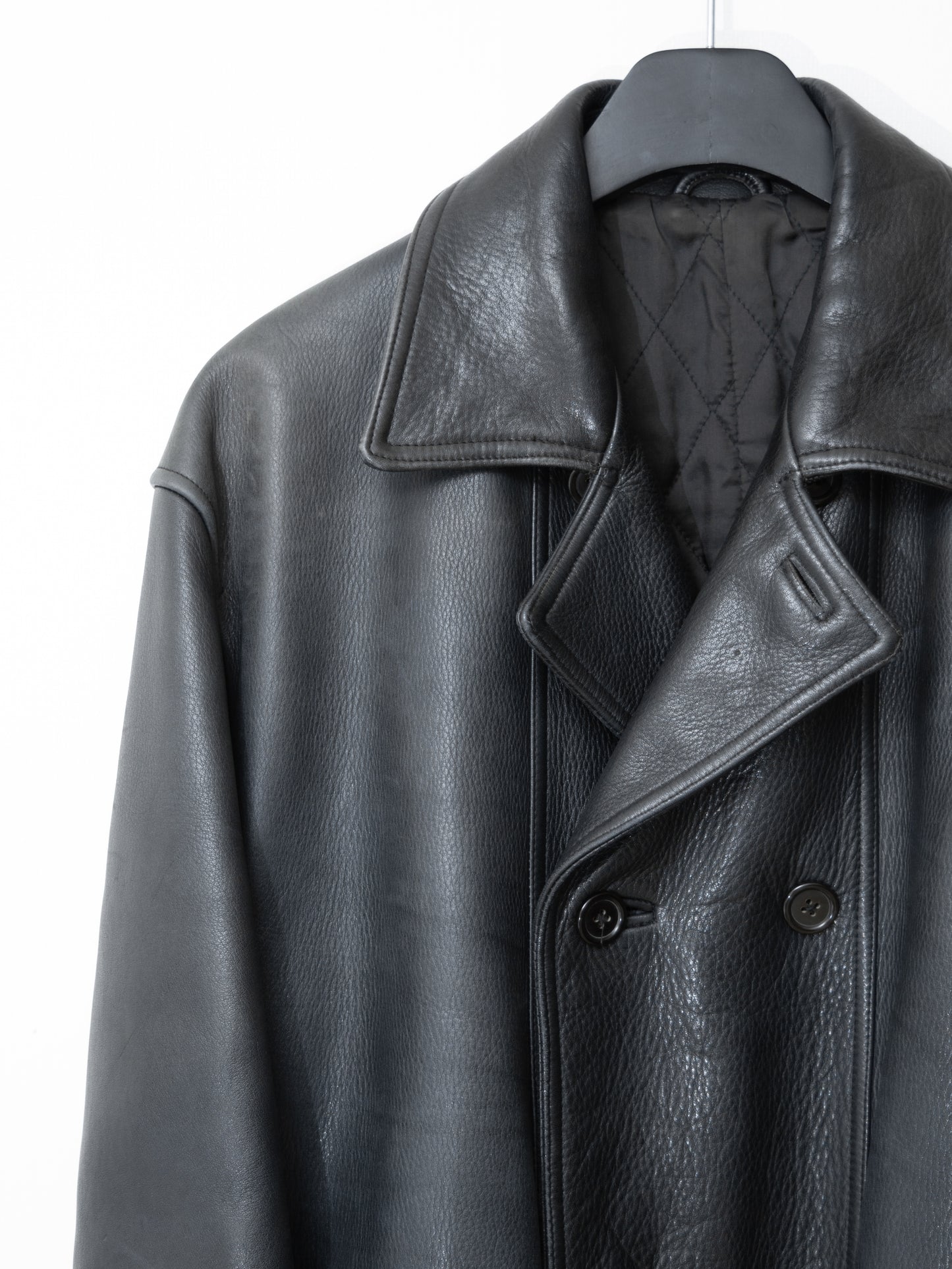 le corbusier jacket black ∙ heavy cowhide ∙ one size