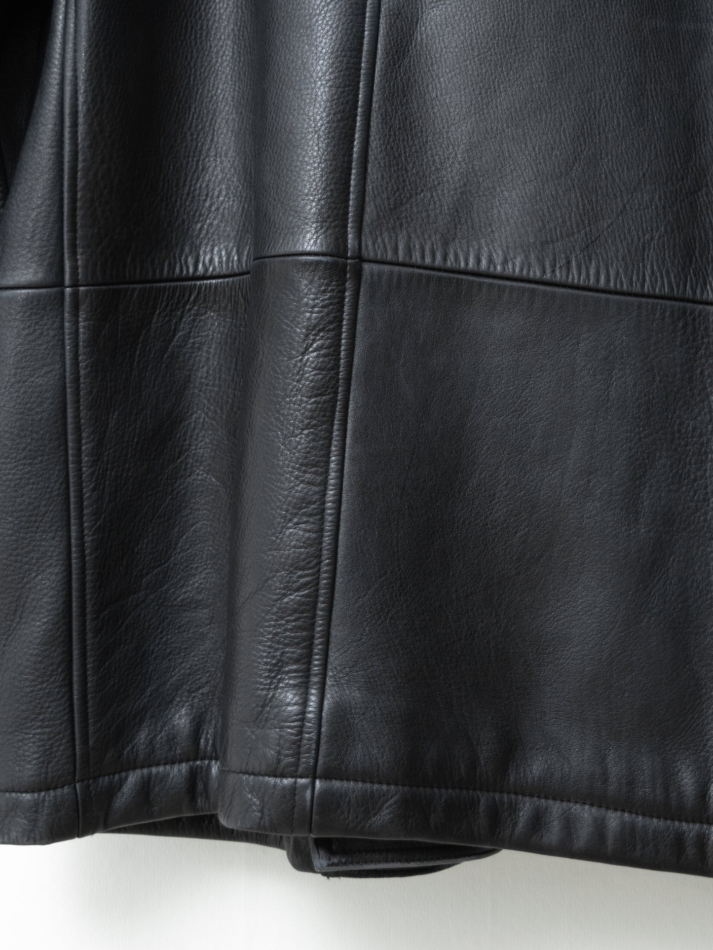 le corbusier jacket black ∙ heavy cowhide ∙ one size