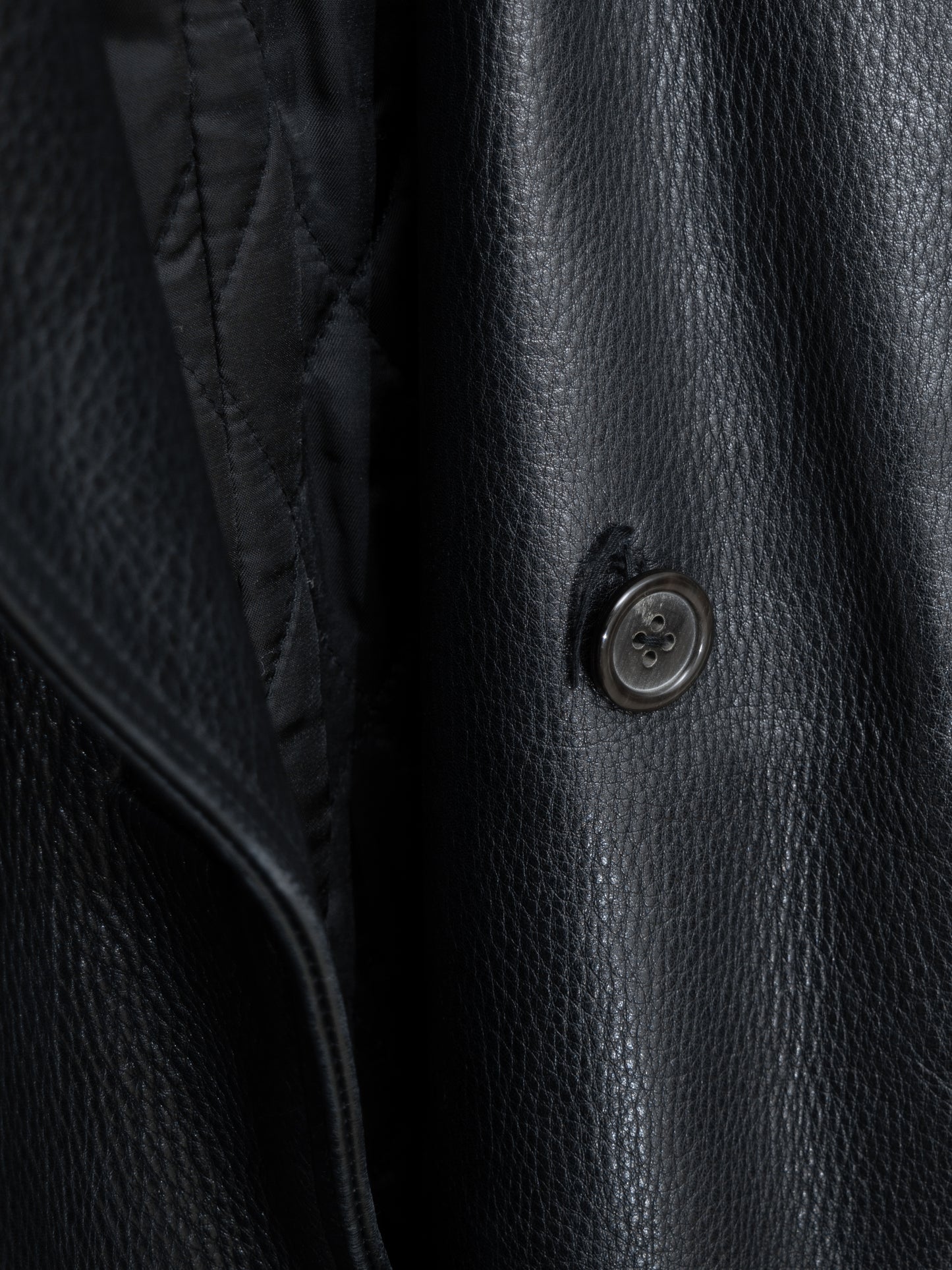 le corbusier jacket black ∙ heavy cowhide ∙ one size