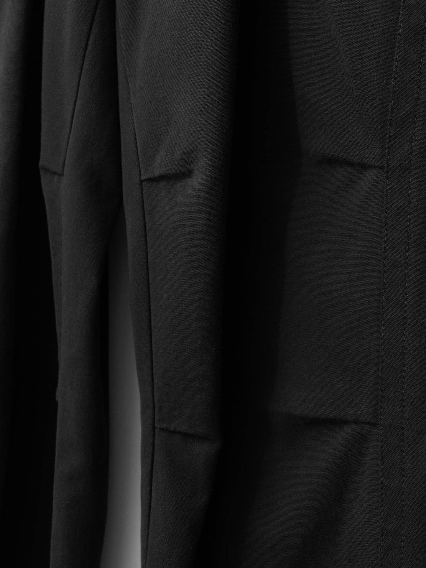 a/w 06 belted cargo pants black ∙ cotton linen rayon silk ∙ small