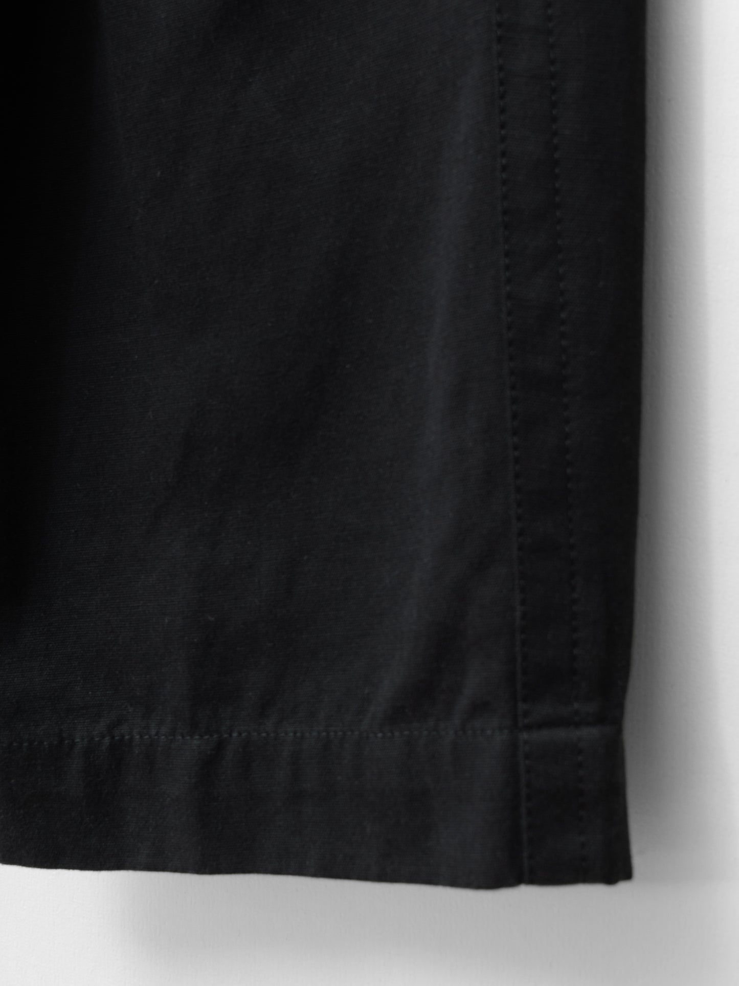 a/w 06 belted cargo pants black ∙ cotton linen rayon silk ∙ small