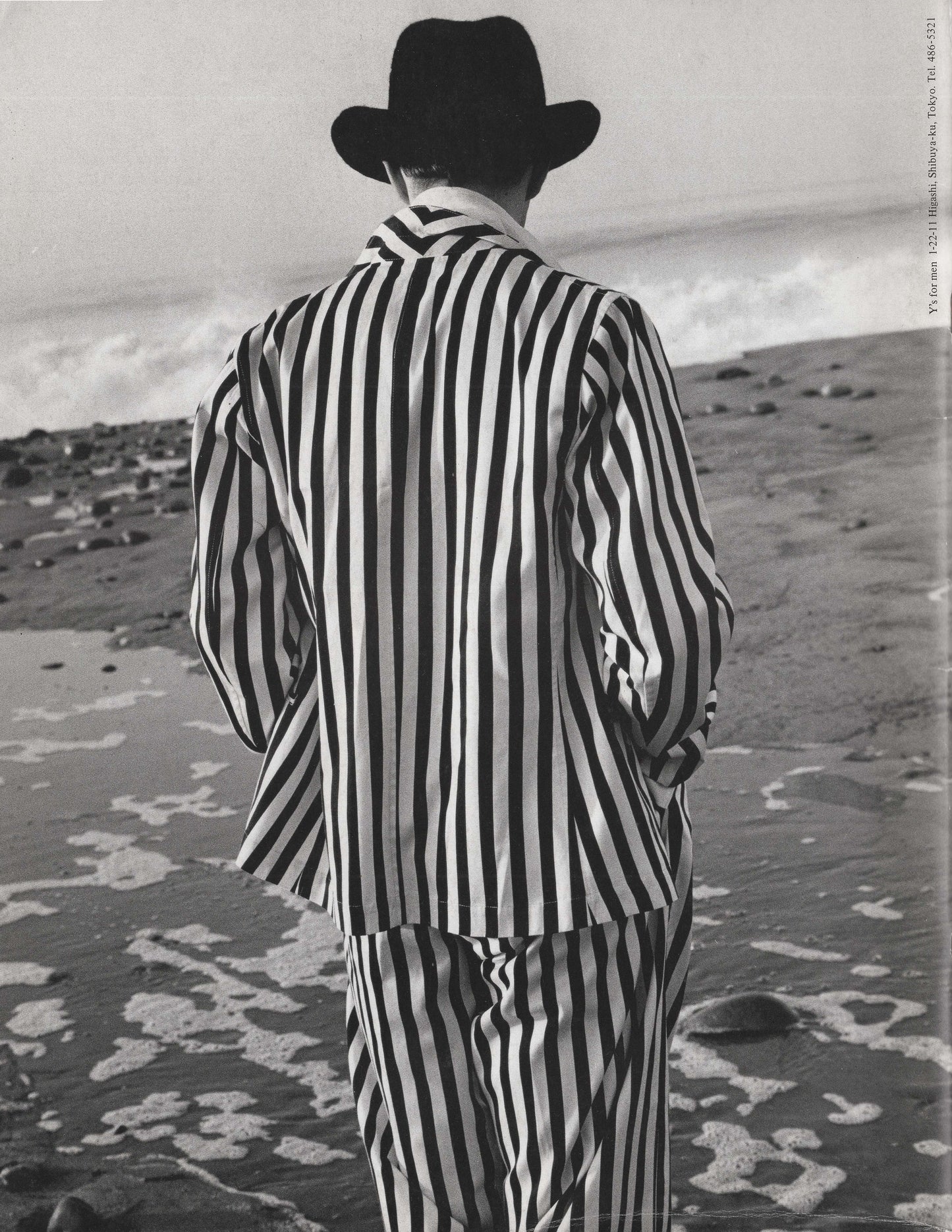s/s 87 striped shirt dark navy ∙ cotton ∙ one size