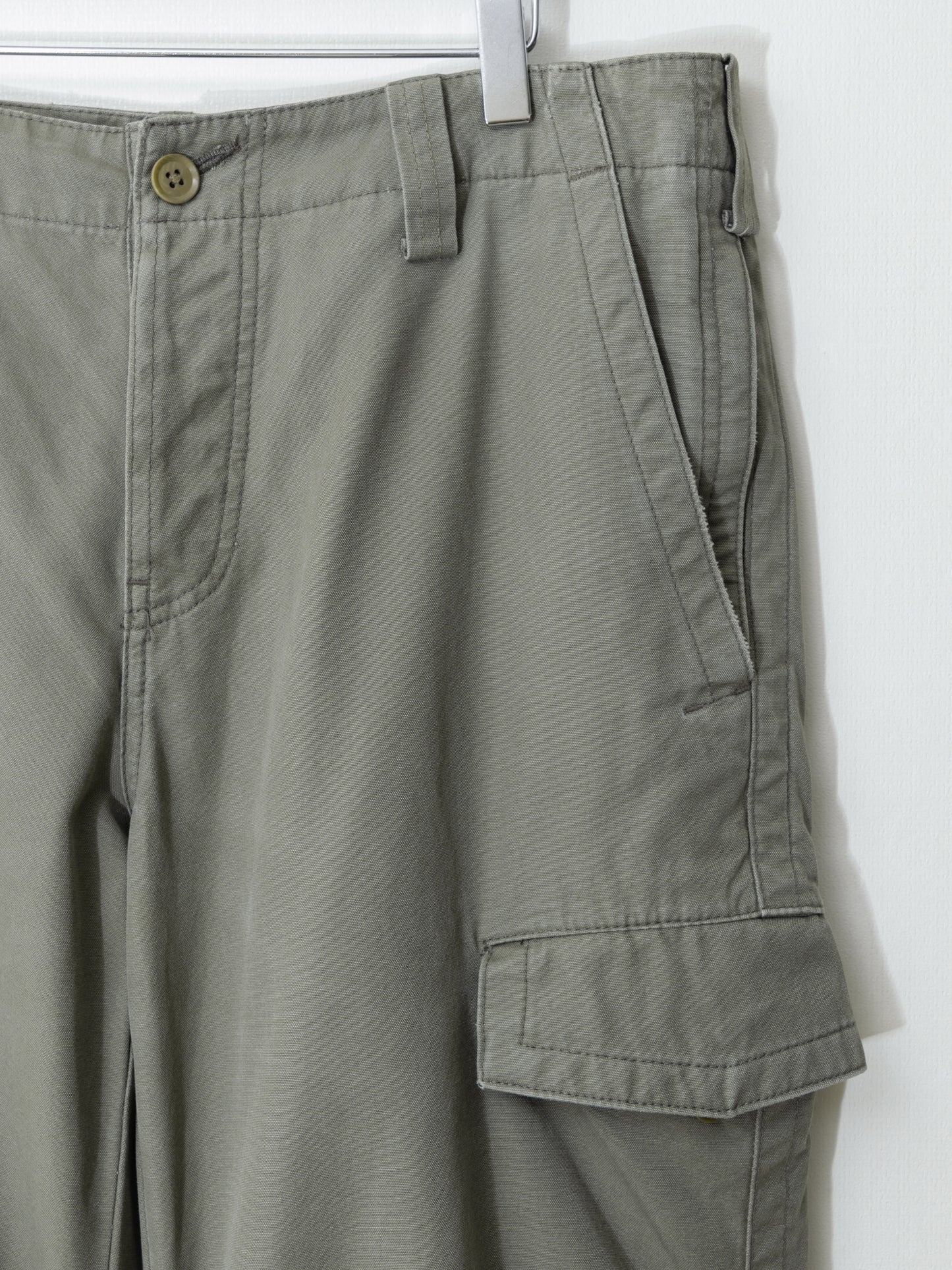 a/w 08 cargo pants olive drab ∙ cotton ∙ small
