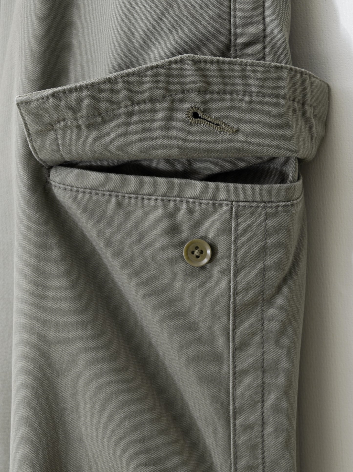 a/w 08 cargo pants olive drab ∙ cotton ∙ small