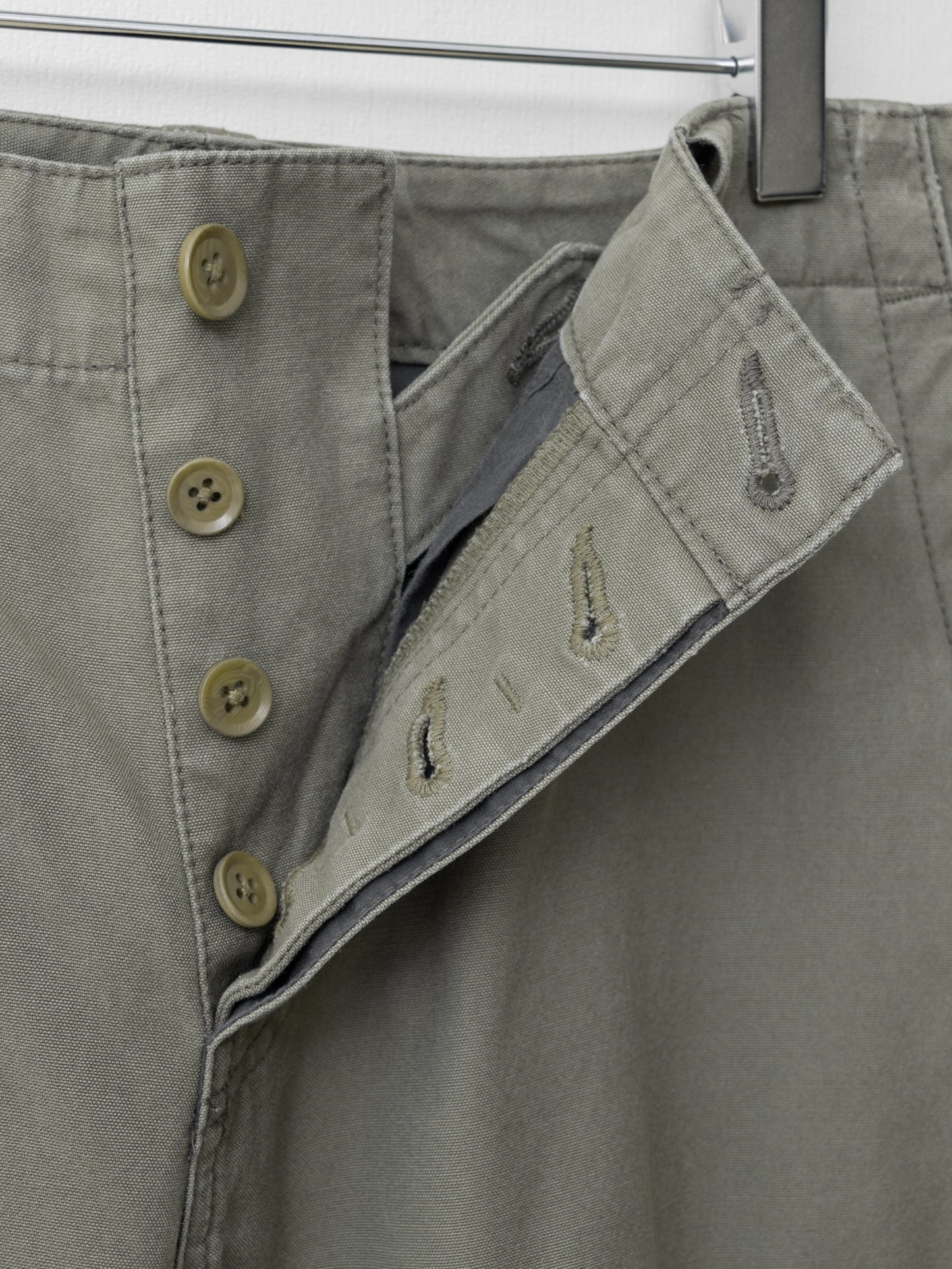 a/w 08 cargo pants olive drab ∙ cotton ∙ small