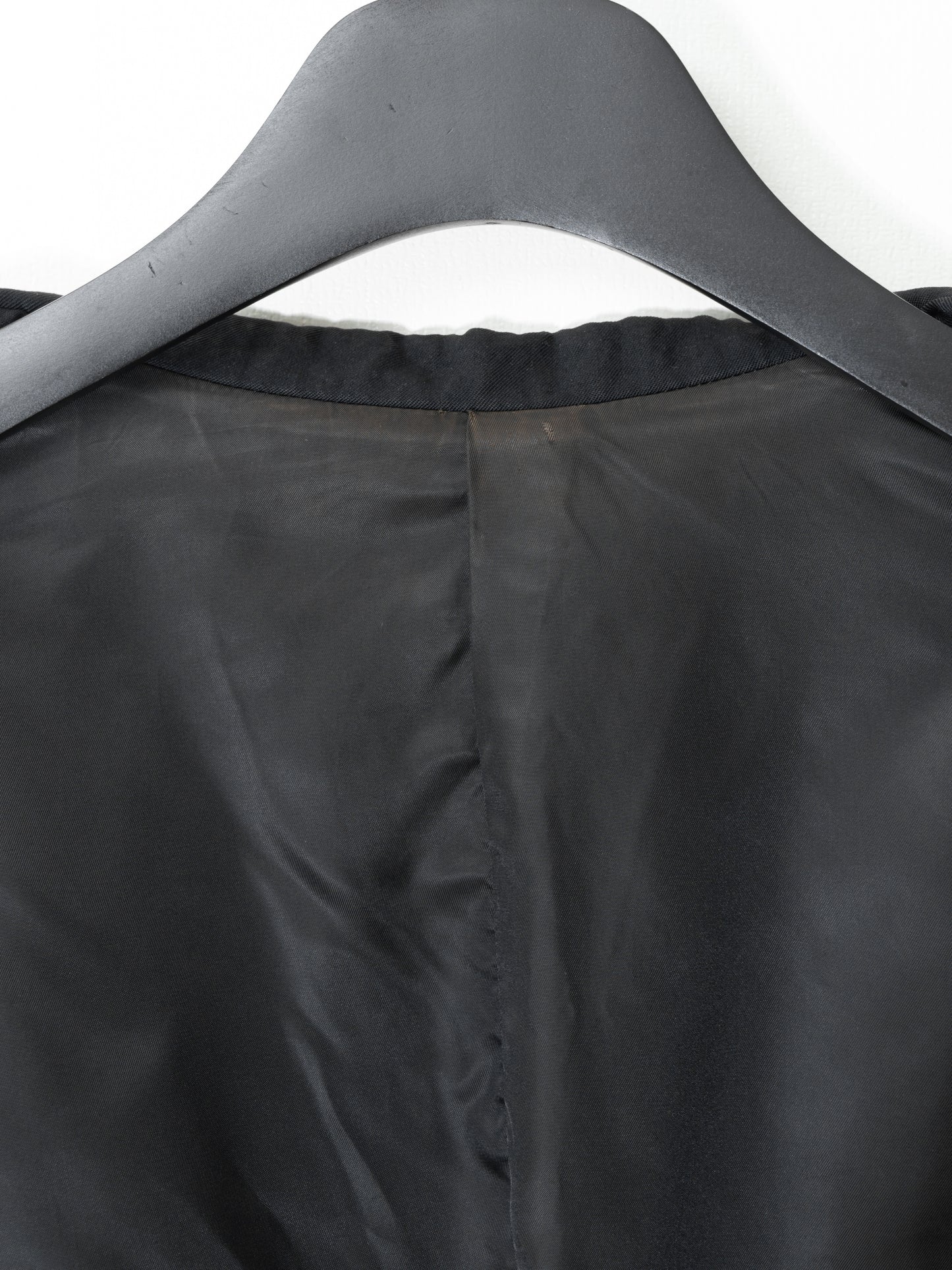 4b tailored jacket black ∙ wool gabardine ∙ medium