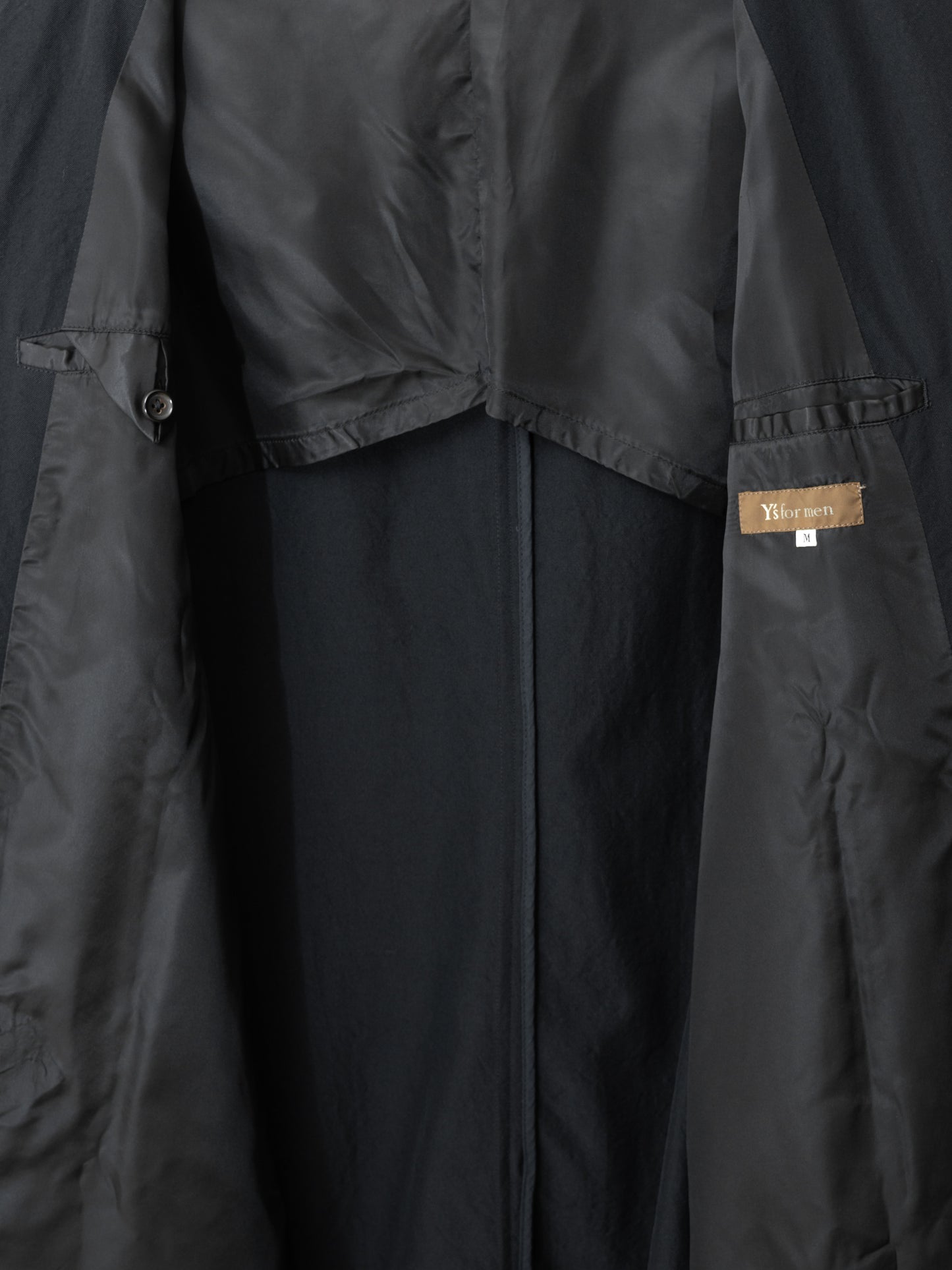 4b tailored jacket black ∙ wool gabardine ∙ medium