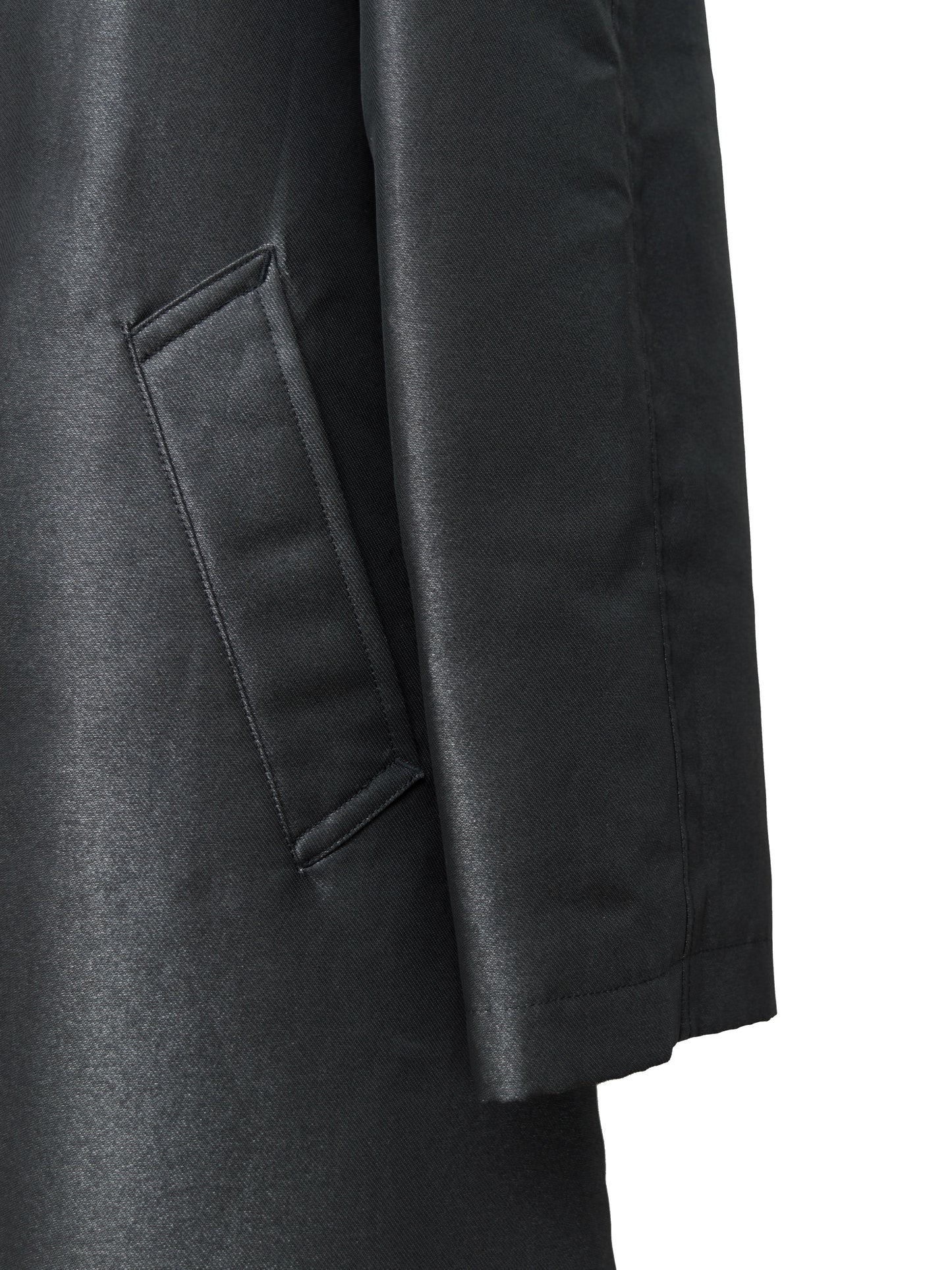 double zip jacket black ∙ poly nylon ∙ large