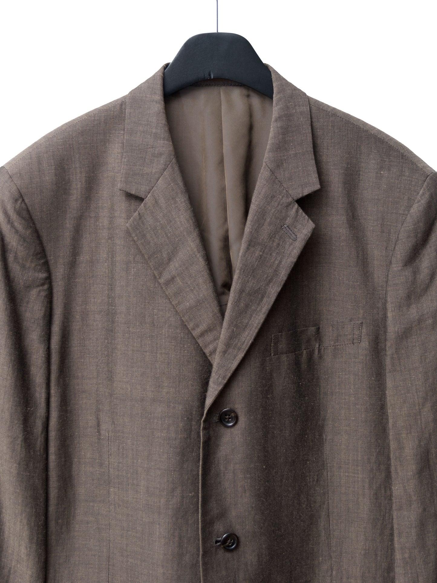 tailored jacket bark ∙ linen wool rayon nylon ∙ small