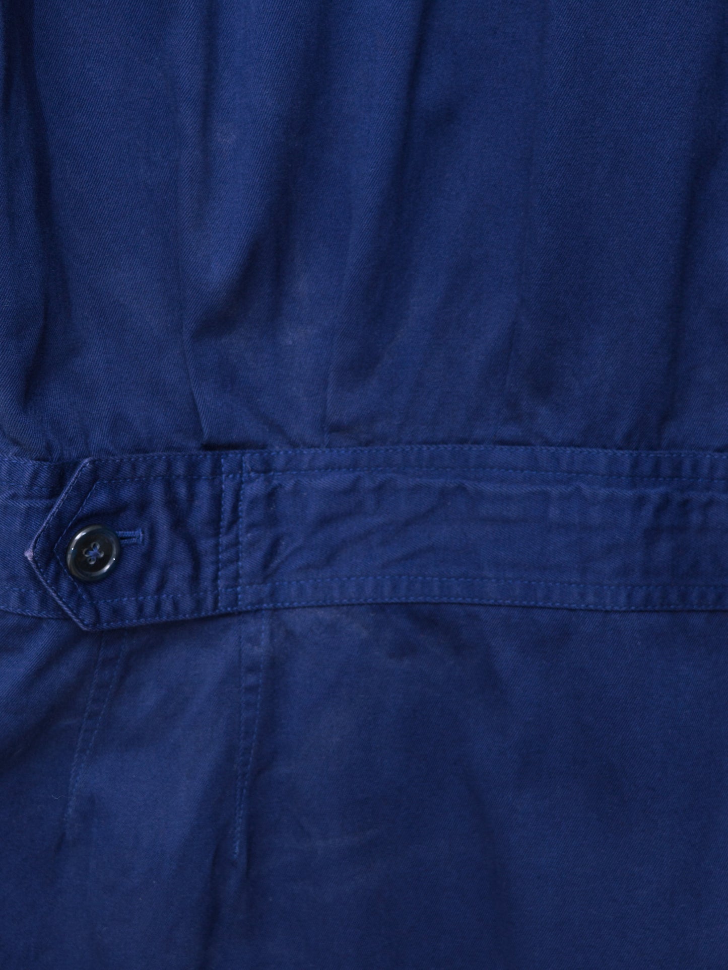 a/w 05 garment dyed shop coat blue ∙ cotton ∙ medium