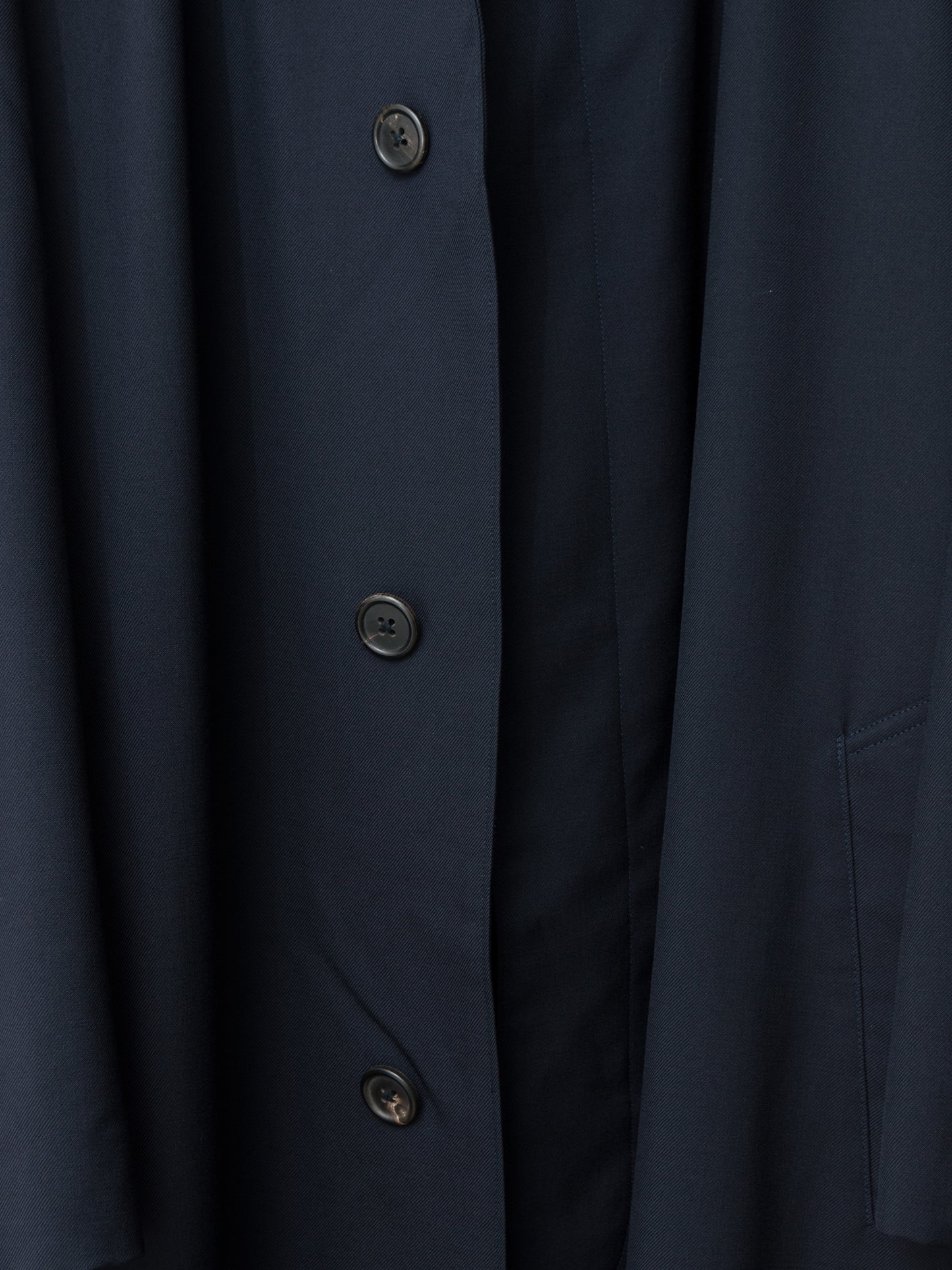 raglan mac coat navy ∙ wool ∙ medium