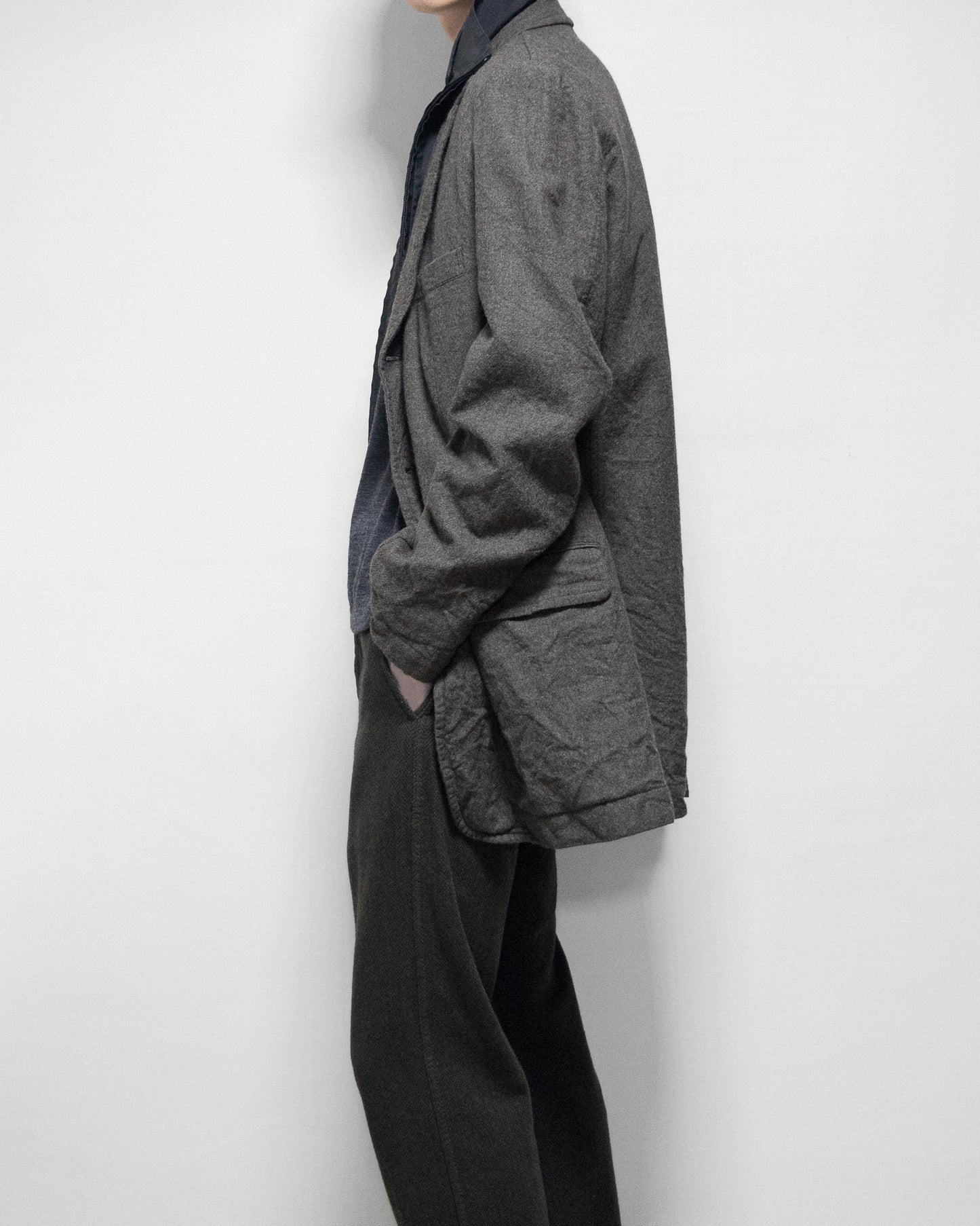 a/w 03 tailored jacket cedar brown