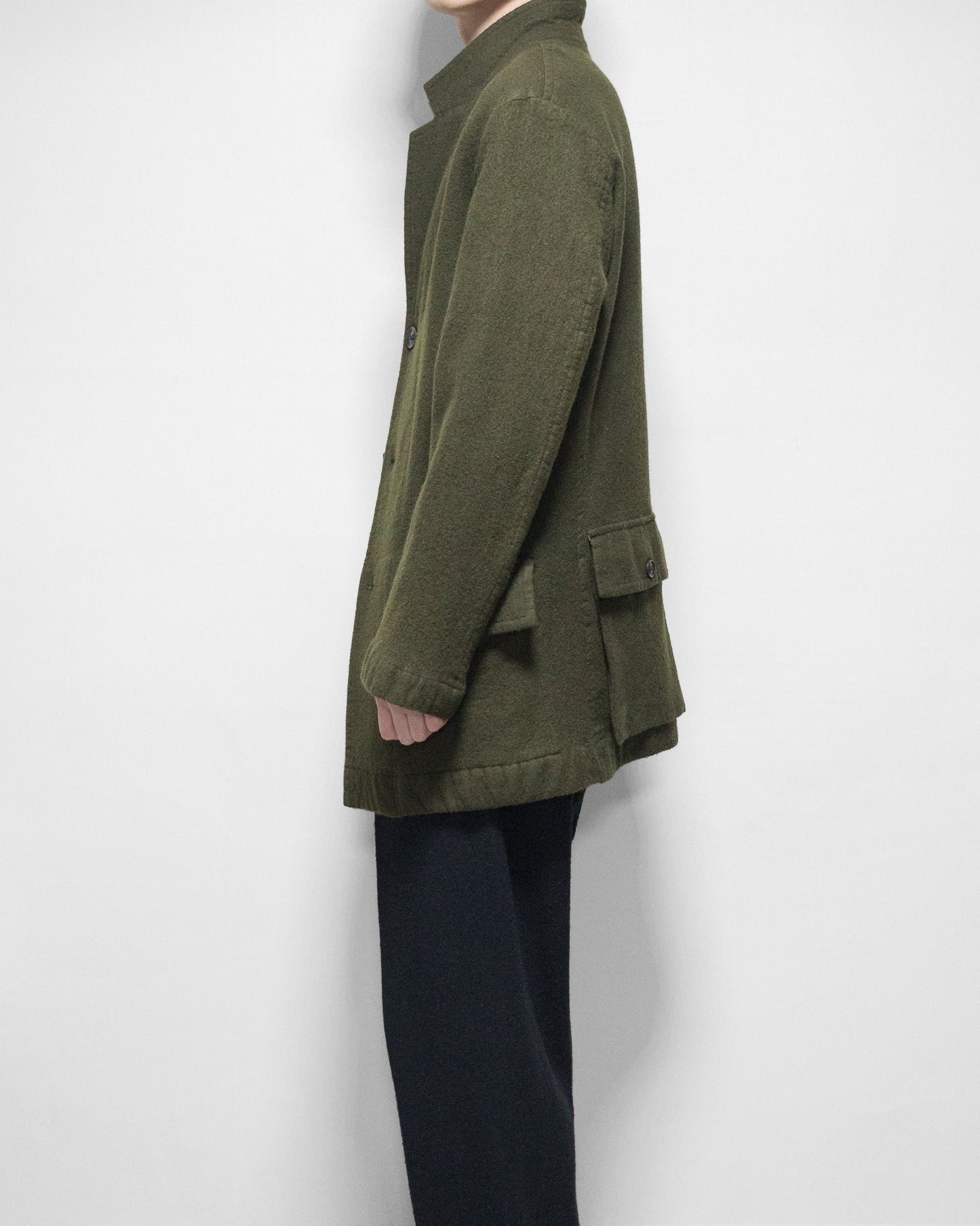 tailored hunting jacket moss