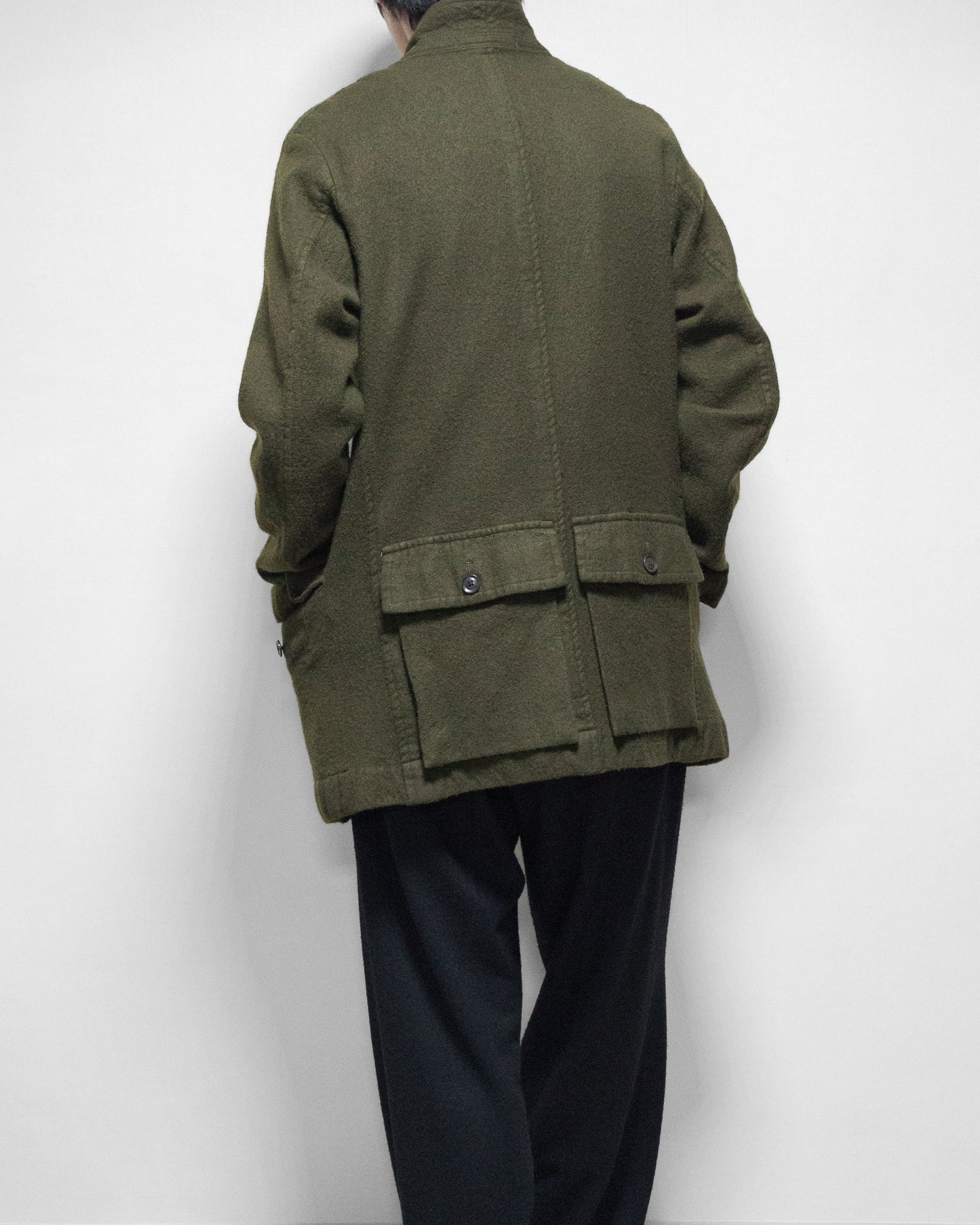 tailored hunting jacket moss