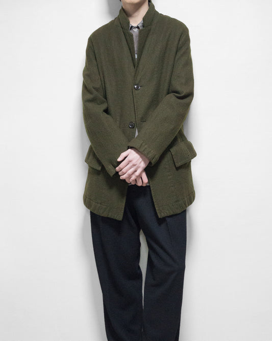 tailored hunting jacket moss